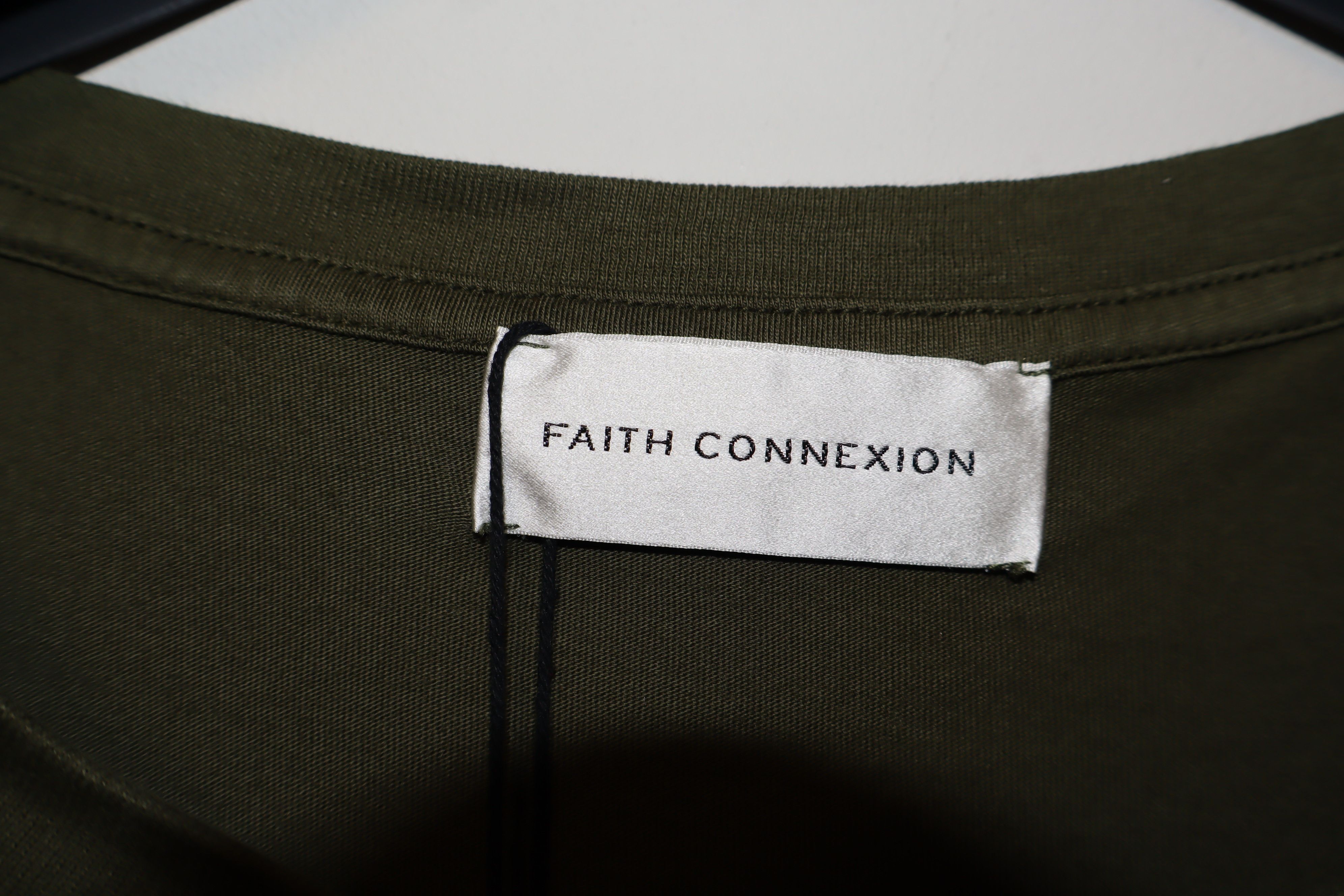 Faith Connexion Khaki fitted t-shirt Size US L / EU 52-54 / 3 - 4 Thumbnail