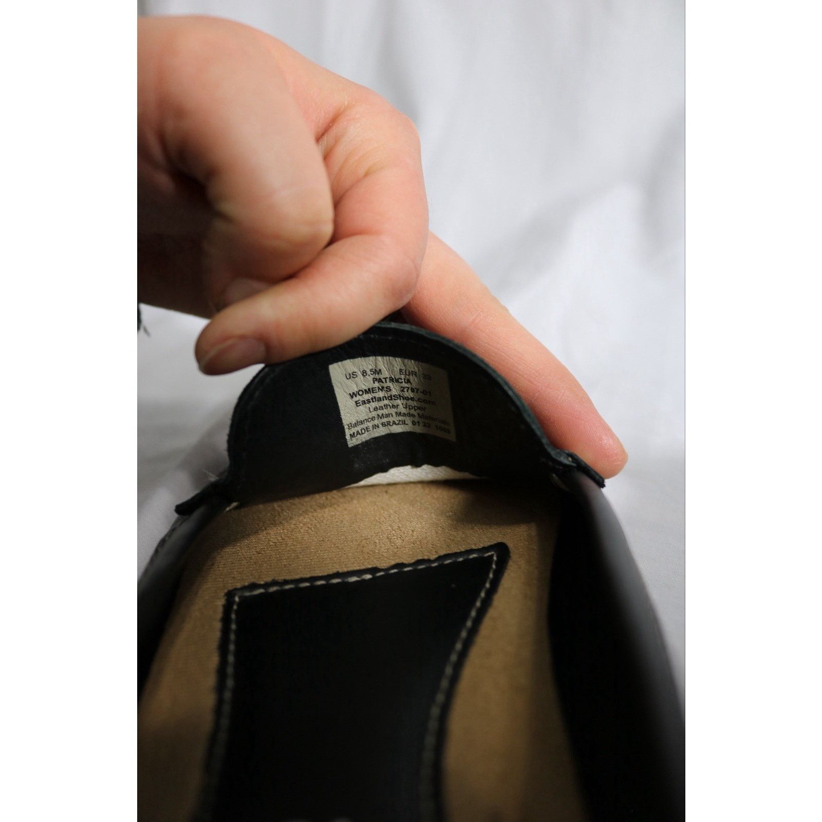 Eastland Eastland Women's Loafer Driving Mocs US 8.5M Black Leather Size US 8.5 / IT 38.5 - 4 Thumbnail