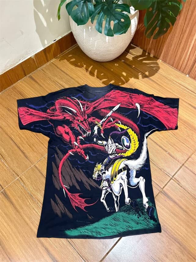 Liquid Blue 🔥RARE🔥Vintage Liquid blue Dragon flame 1994 OG Tag not print Size US L / EU 52-54 / 3 - 3 Thumbnail