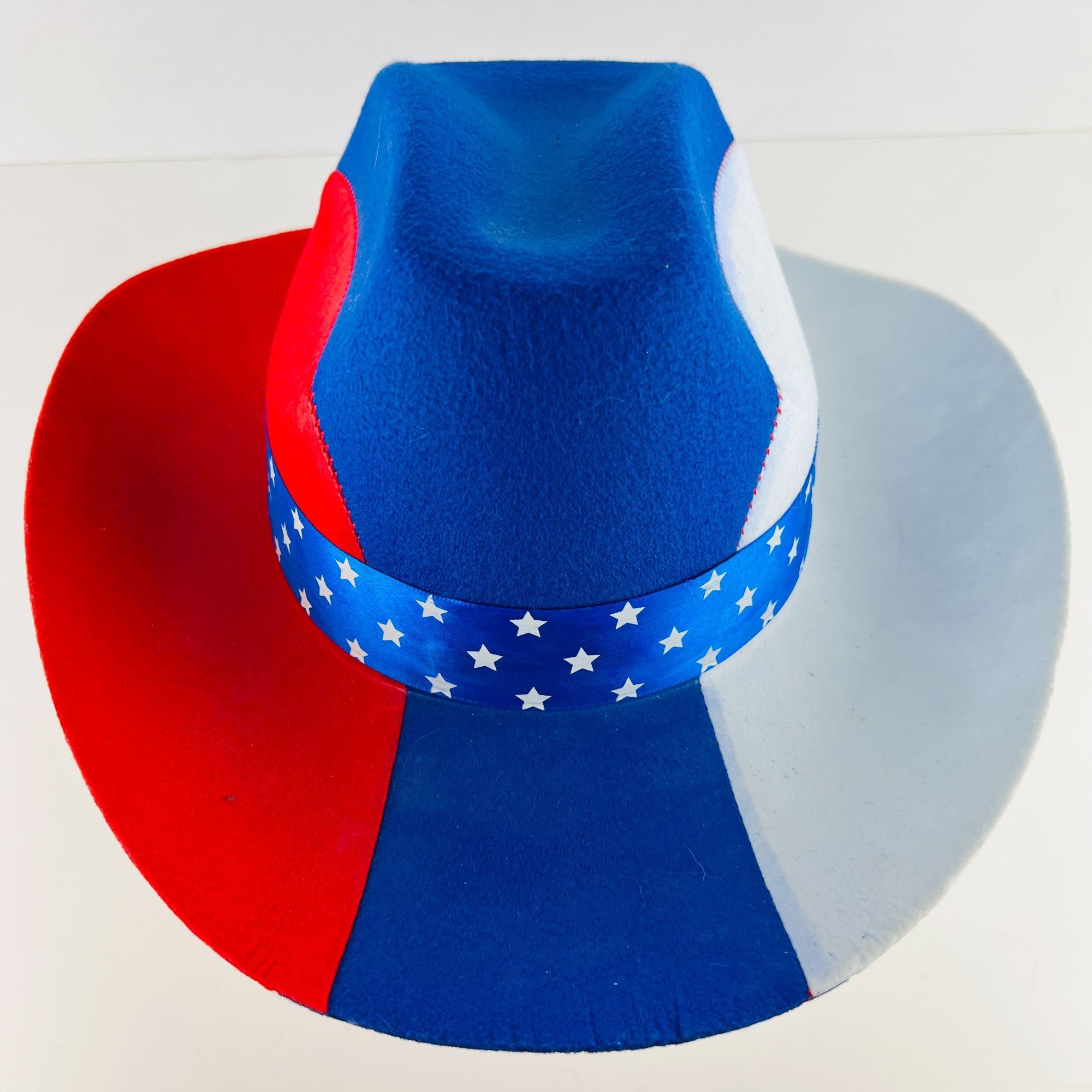 Other Cowboy Hat - Red, White & Blue Patriotic Parade Hat Size ~7. Size ONE SIZE - 1 Thumbnail