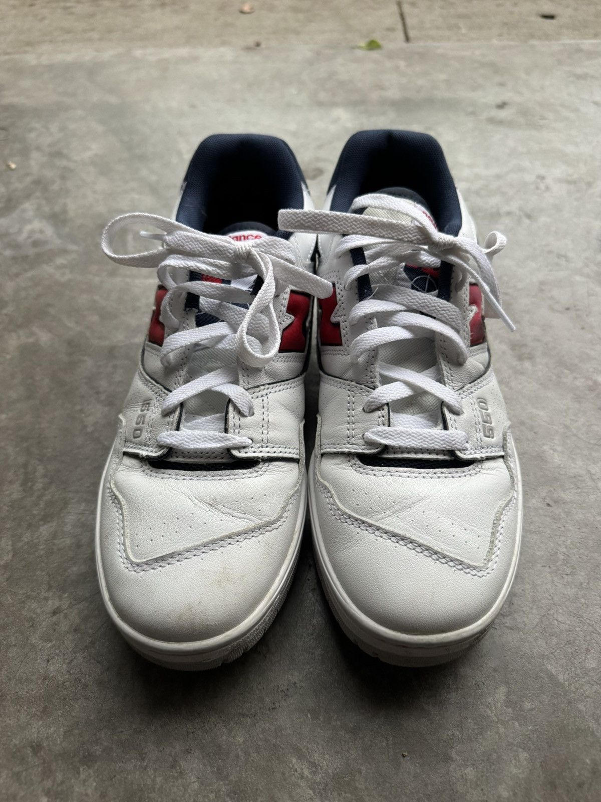 New Balance VNDS New Balance 550 White/Navy/Red Colorway Size US 8 / EU 41 - 3 Thumbnail