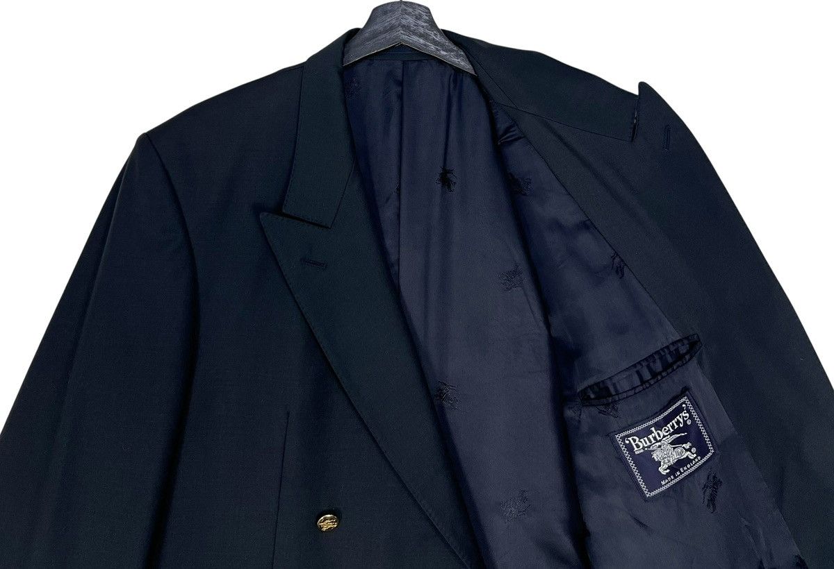 Burberry Burberry Double Breasted Navy Blazer Gold Button 42R Size US L / EU 52-54 / 3 - 9 Thumbnail