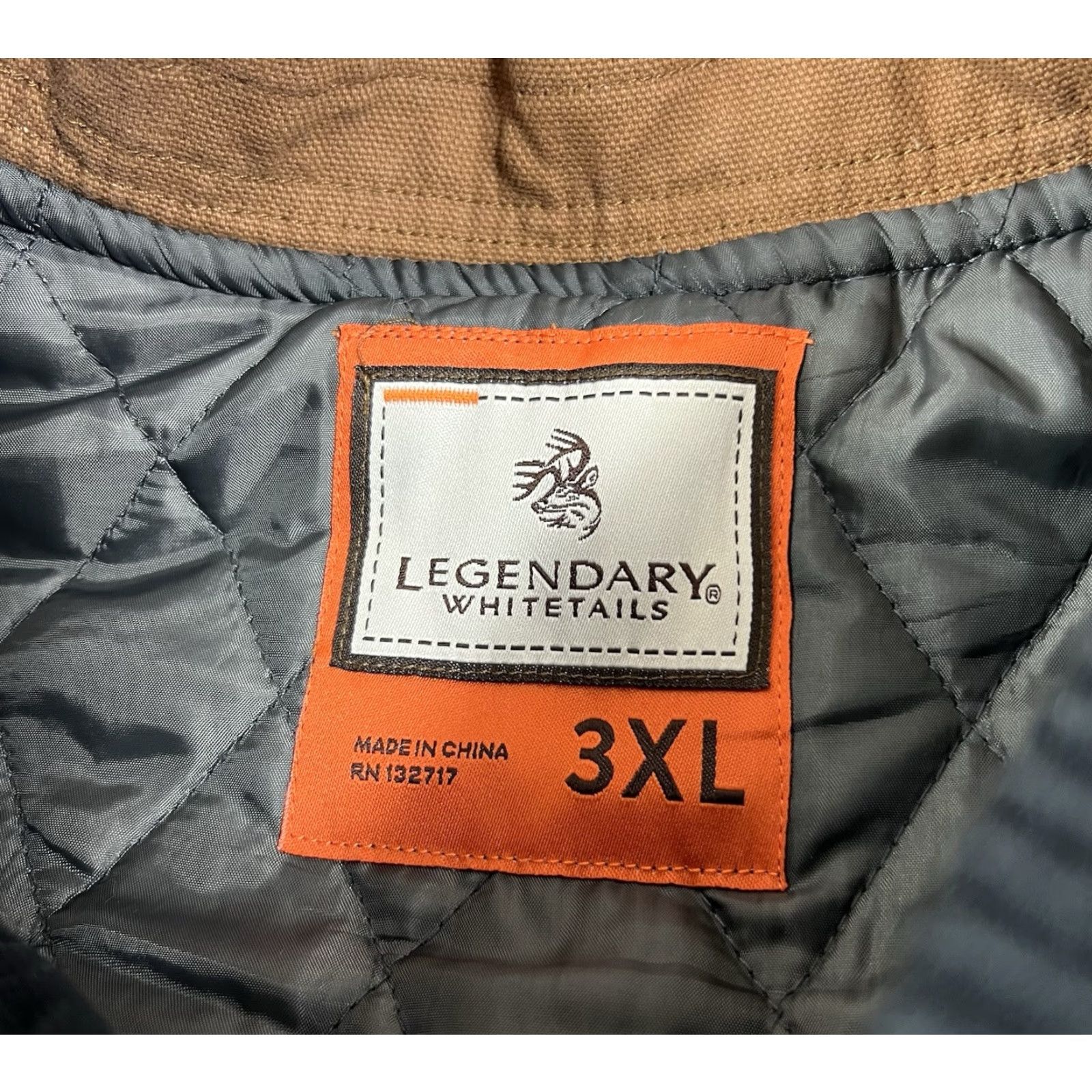 Vintage Legendary Whitetails Cross Trail Workwear Vest Mens 3XL Black Canvas Zip Insulated Pockets Quilted Lined Regular Short Jacket/Coat Length Vest Size US XXL / EU 58 / 5 - 2 Thumbnail
