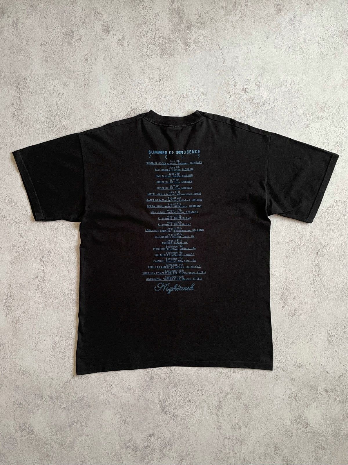 Band Tees Nightwish "Century Child" 2003 Y2K Band T-Shirt / Tee XL Size US XL / EU 56 / 4 - 6 Thumbnail