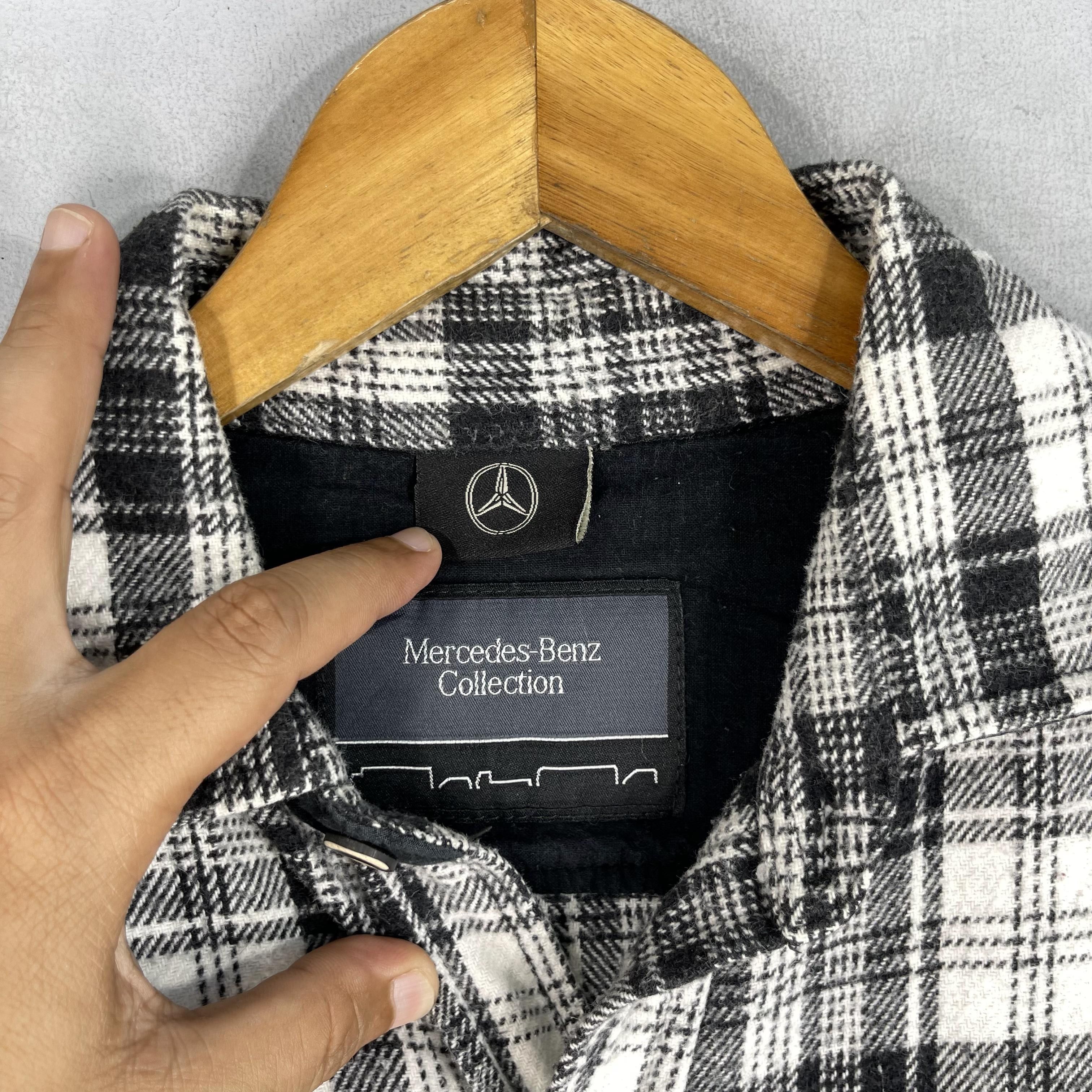 Flannel × Mercedes-Benz Vintage Plaid Checkered Tartan Button Up Flannel Shirt Size US M / EU 48-50 / 2 - 4 Thumbnail