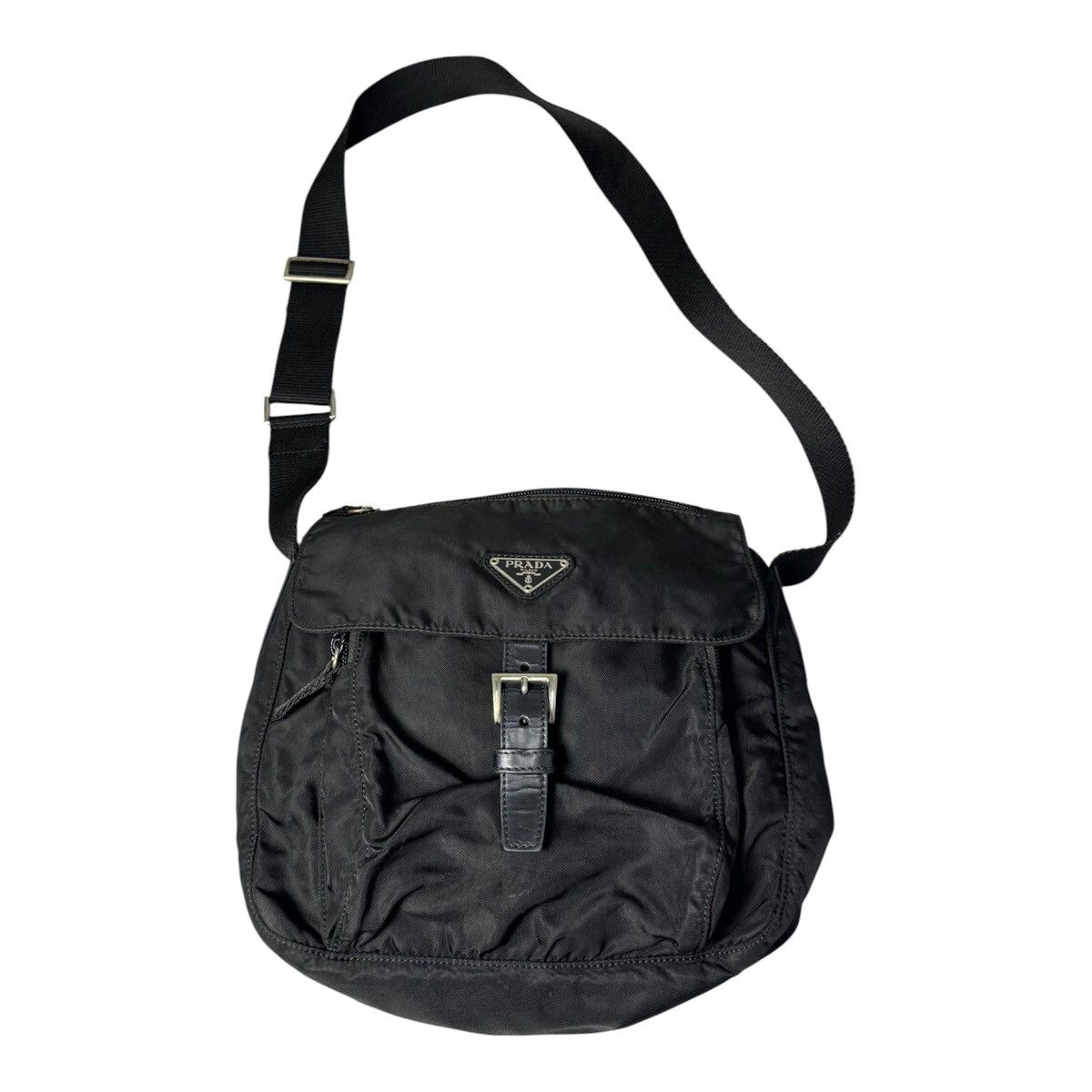 t*e様 Vintage Prada Archive Bag Black Met Prada Vintage Prada Black Nylon Tessuto Clutch Hand Bag W Metal
