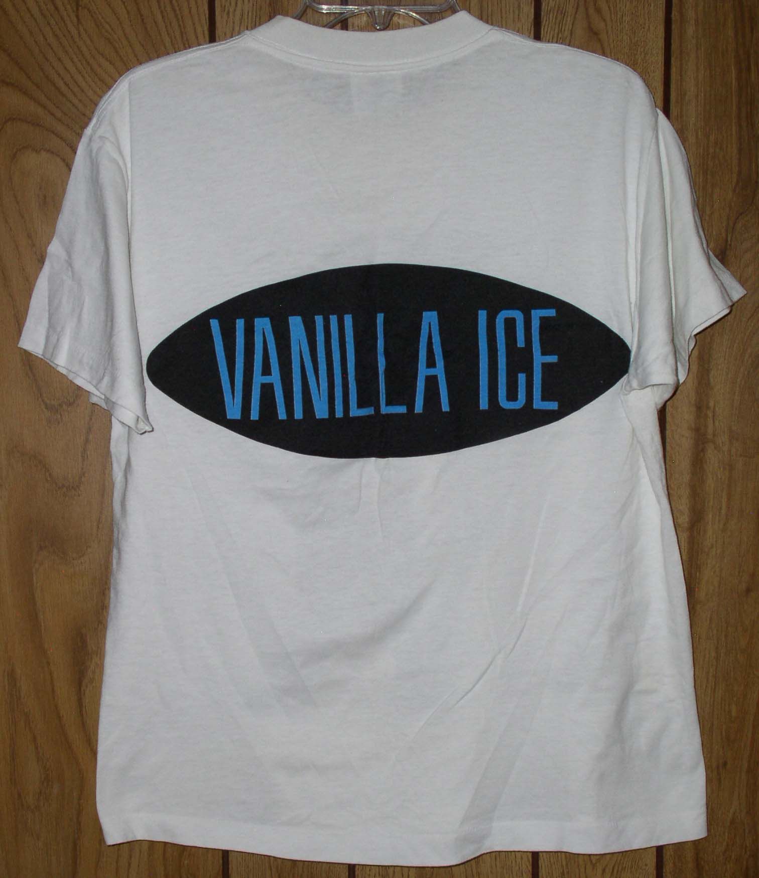 Vanilla Ice Concert Tour Shirt Vintage 1990 Single Stitched