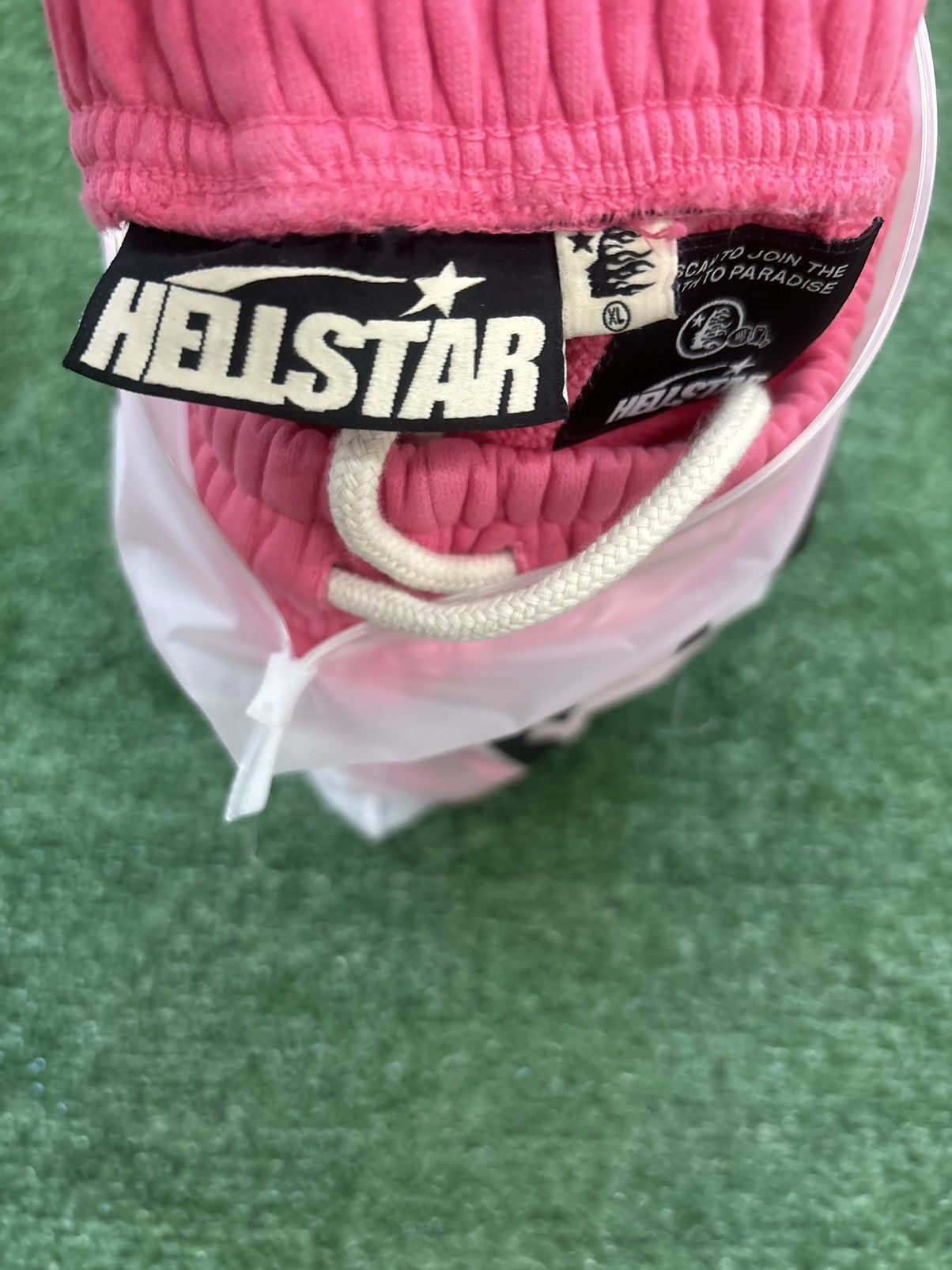 HELLSTAR Hellstar Pink White Flame Shorts Size US 32 / EU 48 - 3 Thumbnail