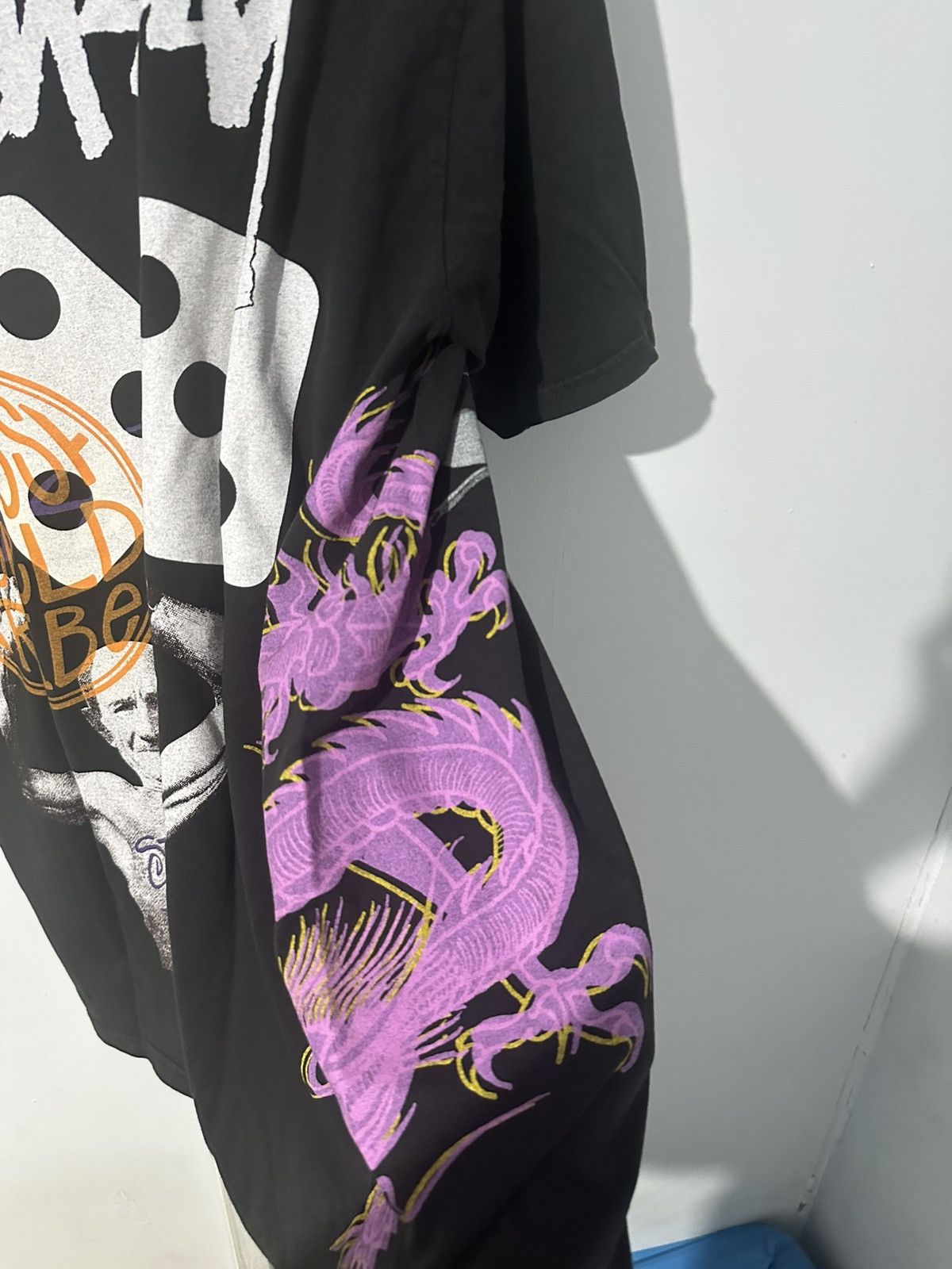 Stussy STUSSY STRIKE PIGMENT DYED BLACK TSHIRT Size US L / EU 52-54 / 3 - 8 Thumbnail