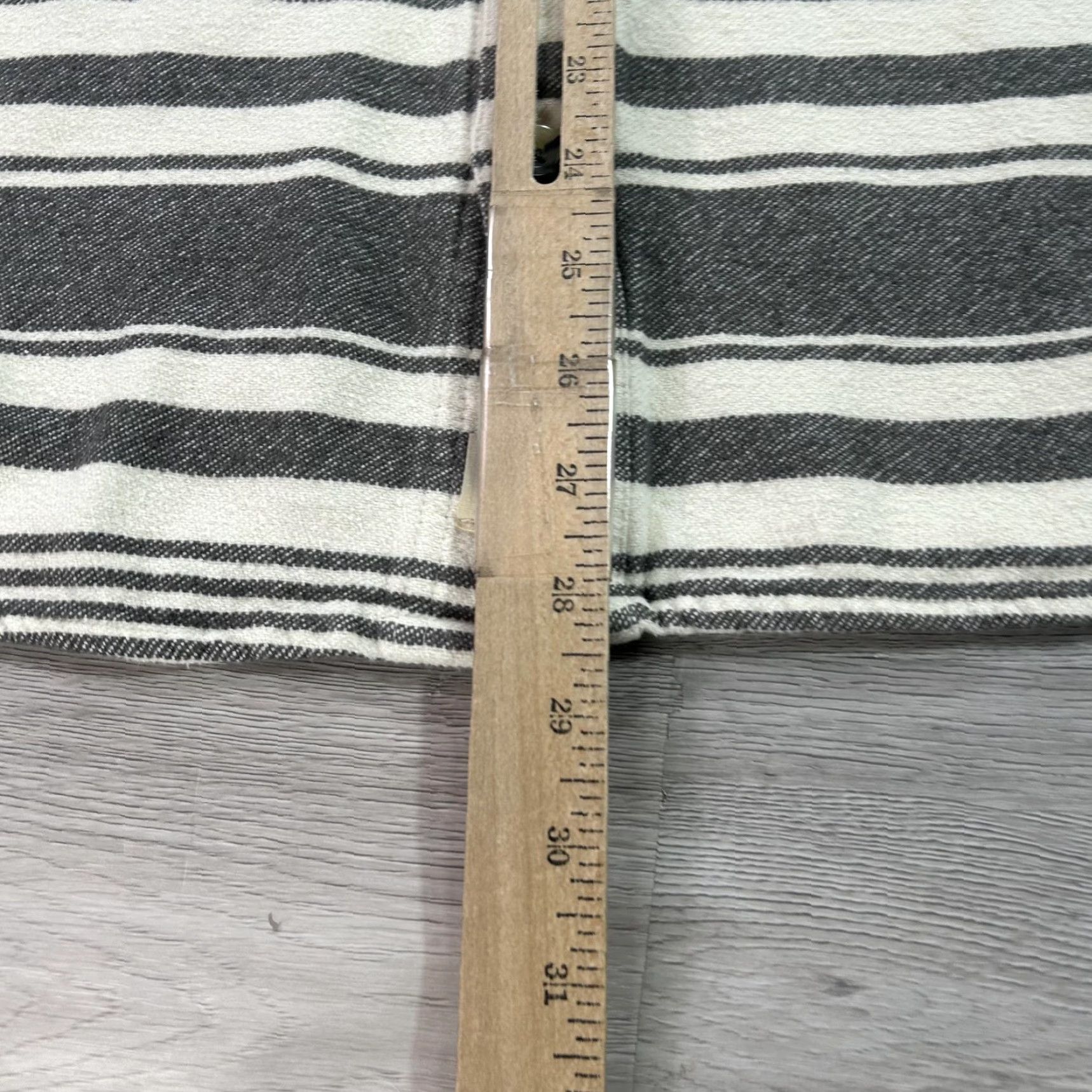 Marine Layer Marine Layer Shirt Mens Large Gray Striped Flannel Cotton Button Front Pockets Size US L / EU 52-54 / 3 - 6 Thumbnail