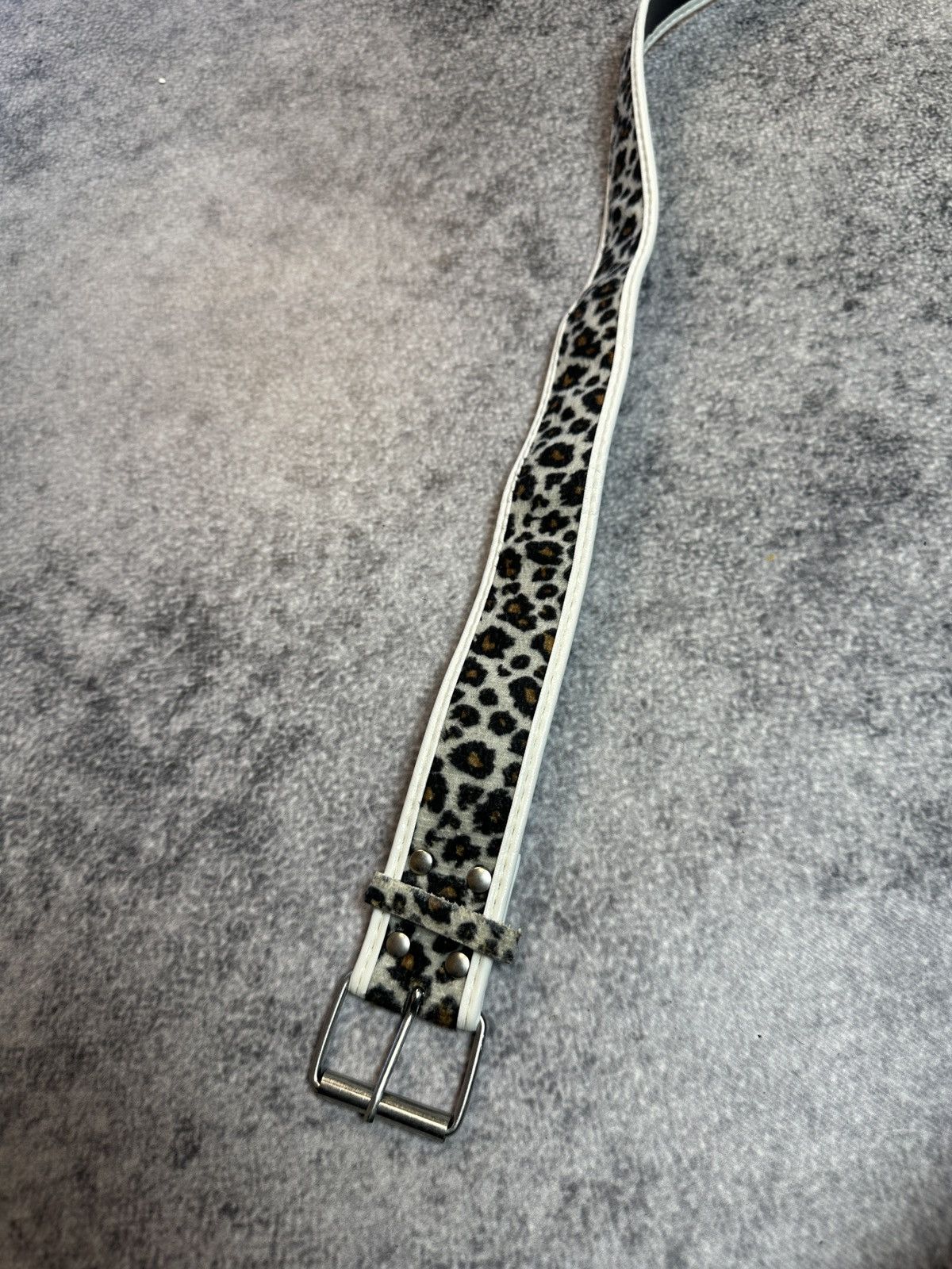 Other Y2K Leopard Belts Rare Streetwear Avant Garde Style USA VTg Size ONE SIZE - 3 Thumbnail