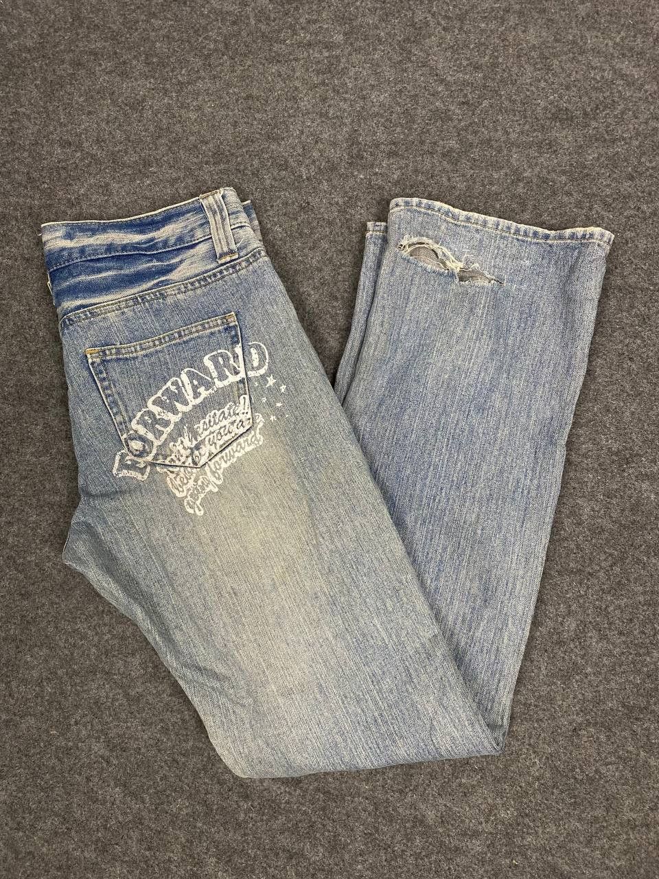 Japanese Brand j-honey japanese brand distressed denim nice design Size US 33 - 2 Thumbnail
