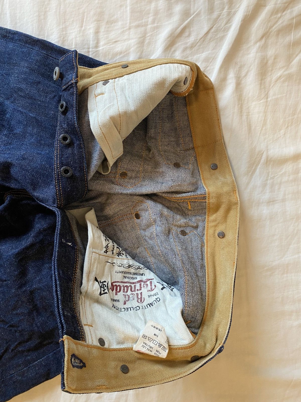 Other red tornado selvedge denim Size US 32 / EU 48 - 3 Thumbnail
