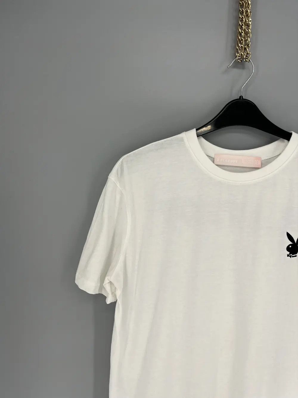 Playboy VINTAGE PLAY BOY V NECK BOX MAN 👨 LOGO TEE Size US M / EU 48-50 / 2 - 4 Thumbnail
