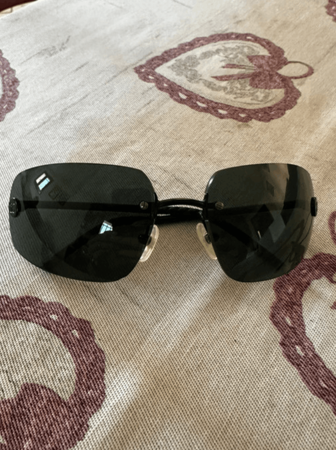 Chanel × Vintage CHANEL Sunglasses 4035 Rimless Rhinestone Vintage 4017 Size ONE SIZE - 1 Thumbnail