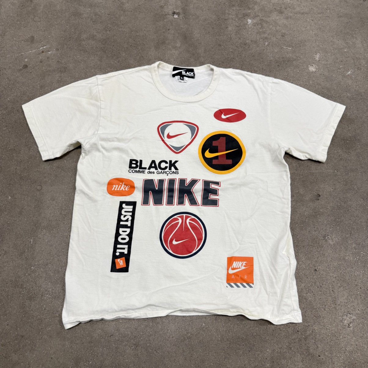 Comme des Garcons COMME DES GARCONS BLACK NIKE COLLAB DESIGNER T SHIRT Size US S / EU 44-46 / 1 - 1 Thumbnail