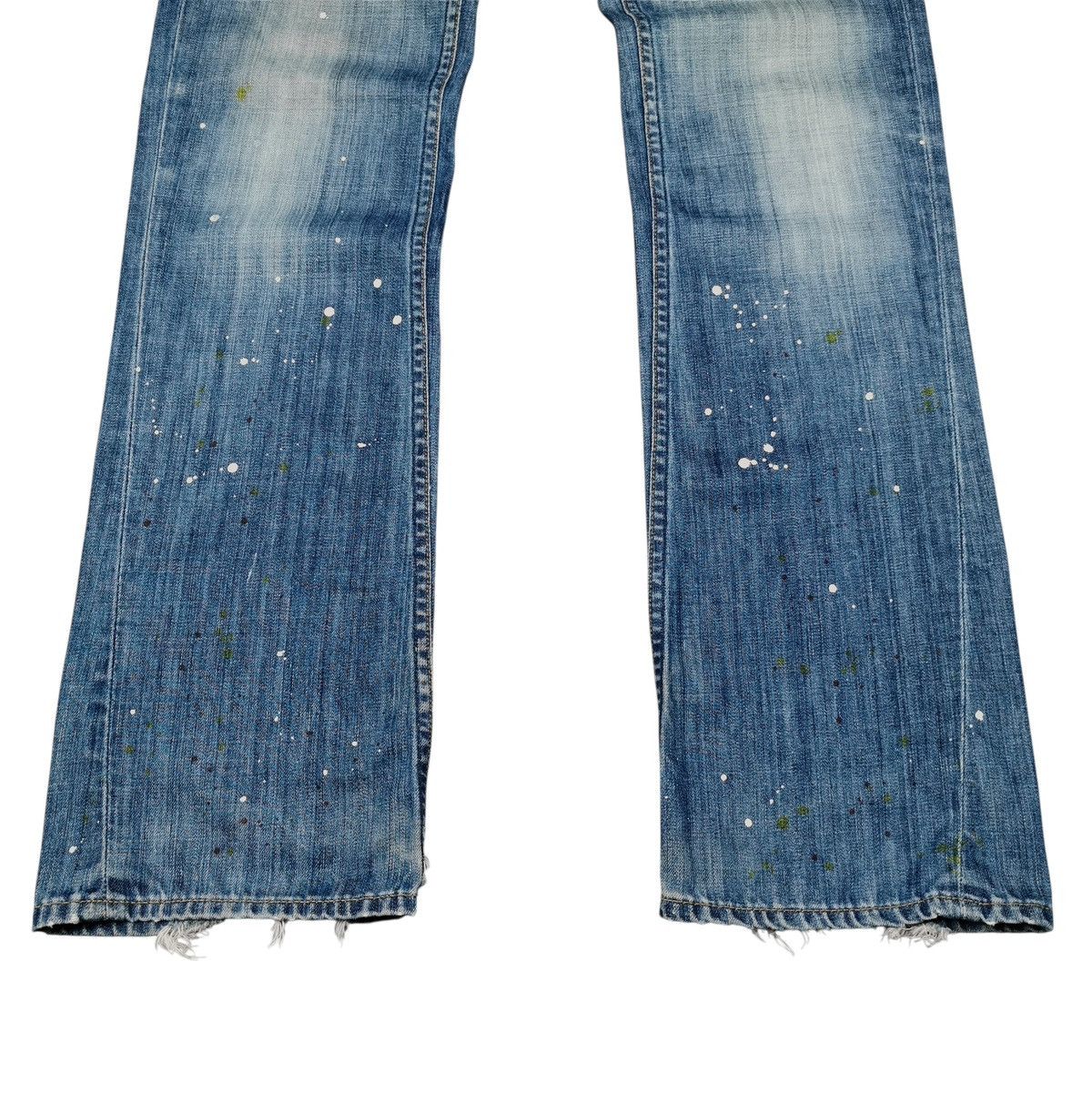 Jimmy Taverniti Jimmy Taverniti Distressed Painted Denim Jeans Size US 32 / EU 48 - 11 Thumbnail