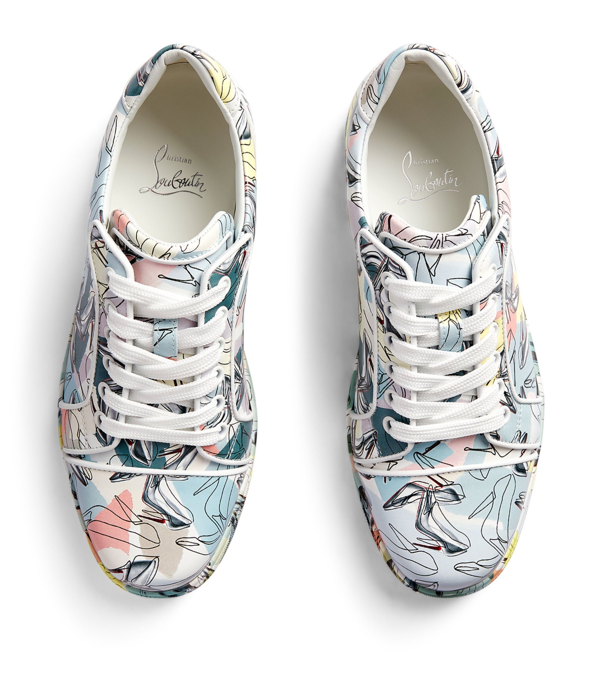Christian Louboutin o1s1wg110924 Sneakers in Multicolor Size US 6 / IT 36 - 2 Thumbnail