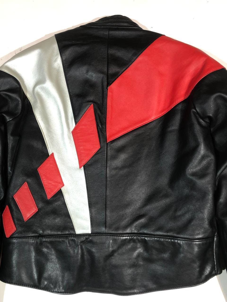 Japanese Brand Moto Line Galaxy Racing Moto Leather Jacket Vintage Size US L / EU 52-54 / 3 - 9 Thumbnail