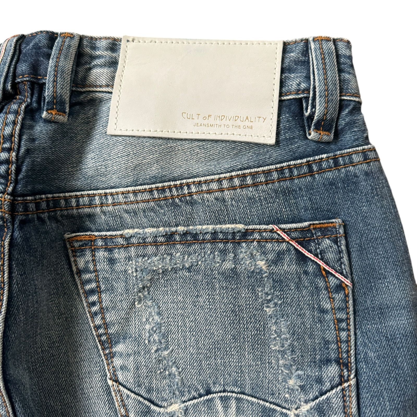 Cult Of Individuality Cult of Individuality Greaser Jeans Ripped Japanese Denim Size US 30 / EU 46 - 10 Thumbnail