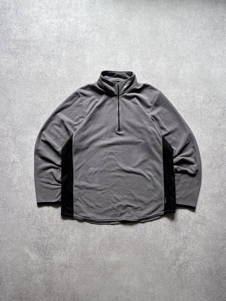 Nike Vintage Nike 1/3 Fleece Sherpa Quarter Zip Sweatshirt L Size US L / EU 52-54 / 3 - 1 Thumbnail