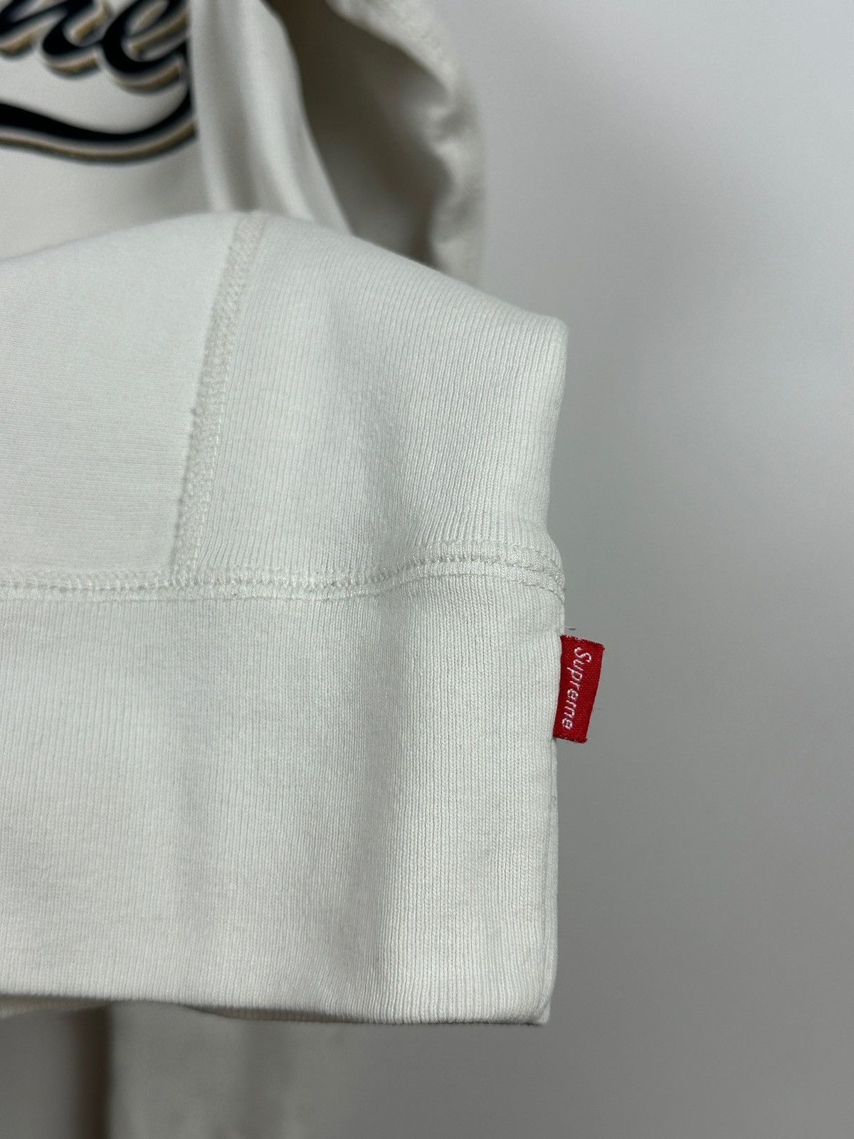 Supreme Supreme Brush Script White Crewneck Sweatshirt Size US L / EU 52-54 / 3 - 13 Thumbnail
