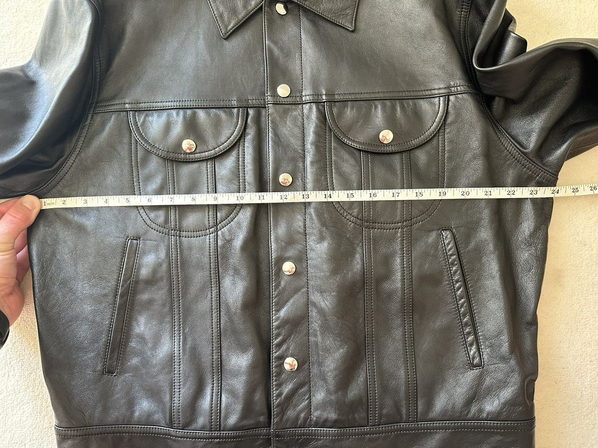 Celine Celine x Hedi leather trucker jacket 50 BNWT Hedi Slimane Size US M / EU 48-50 / 2 - 6 Thumbnail