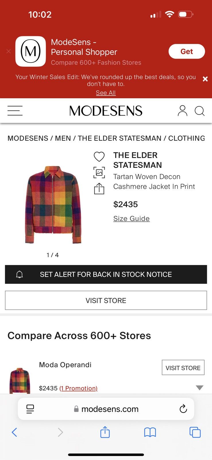 The Elder Statesman RAINBOW WOVEN DECON JACKET Size US S / EU 44-46 / 1 - 7 Thumbnail