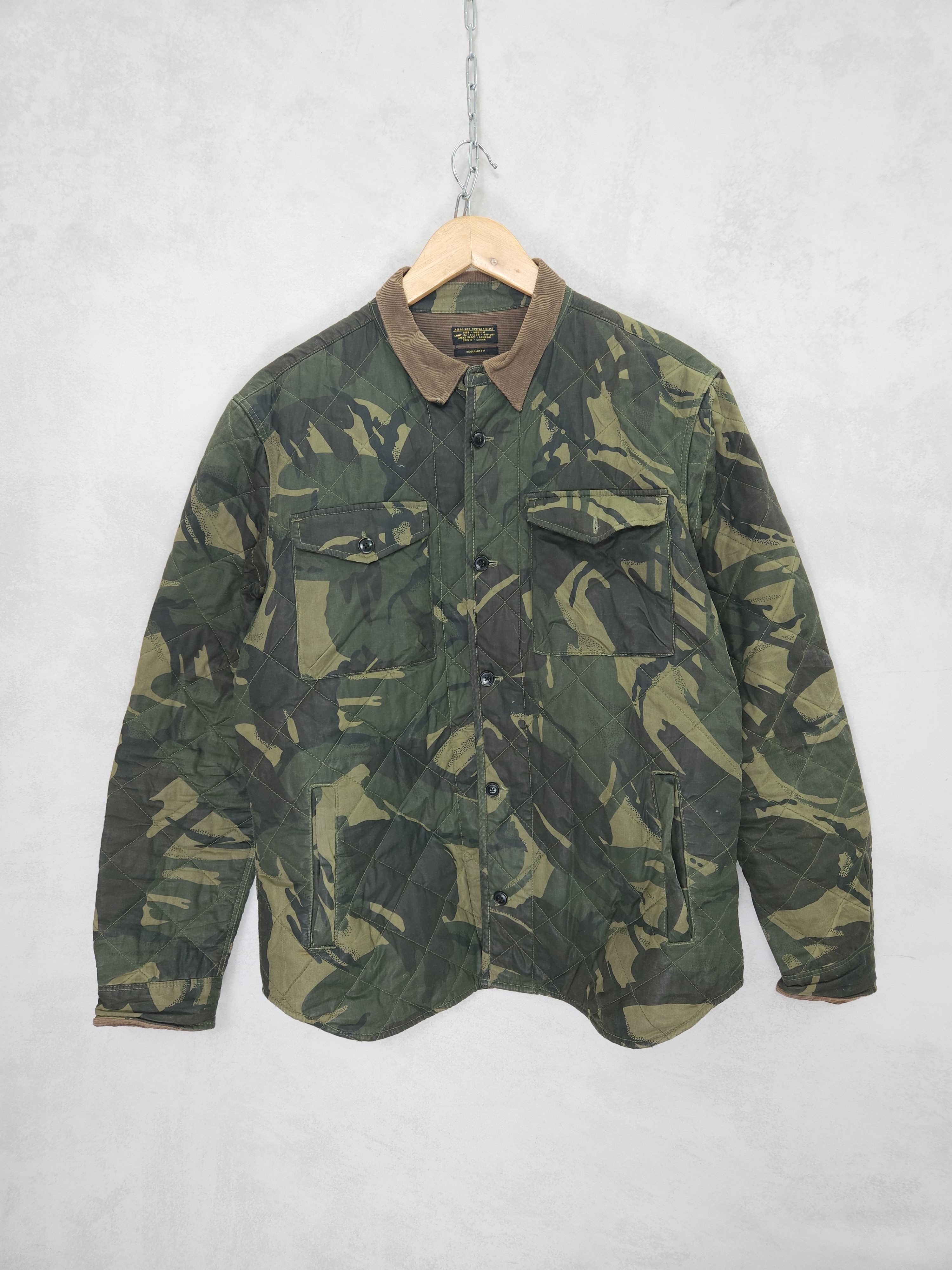 Allsaints Allsaints spitalfields camo jacket button ups size M Size US M / EU 48-50 / 2 - 1 Thumbnail