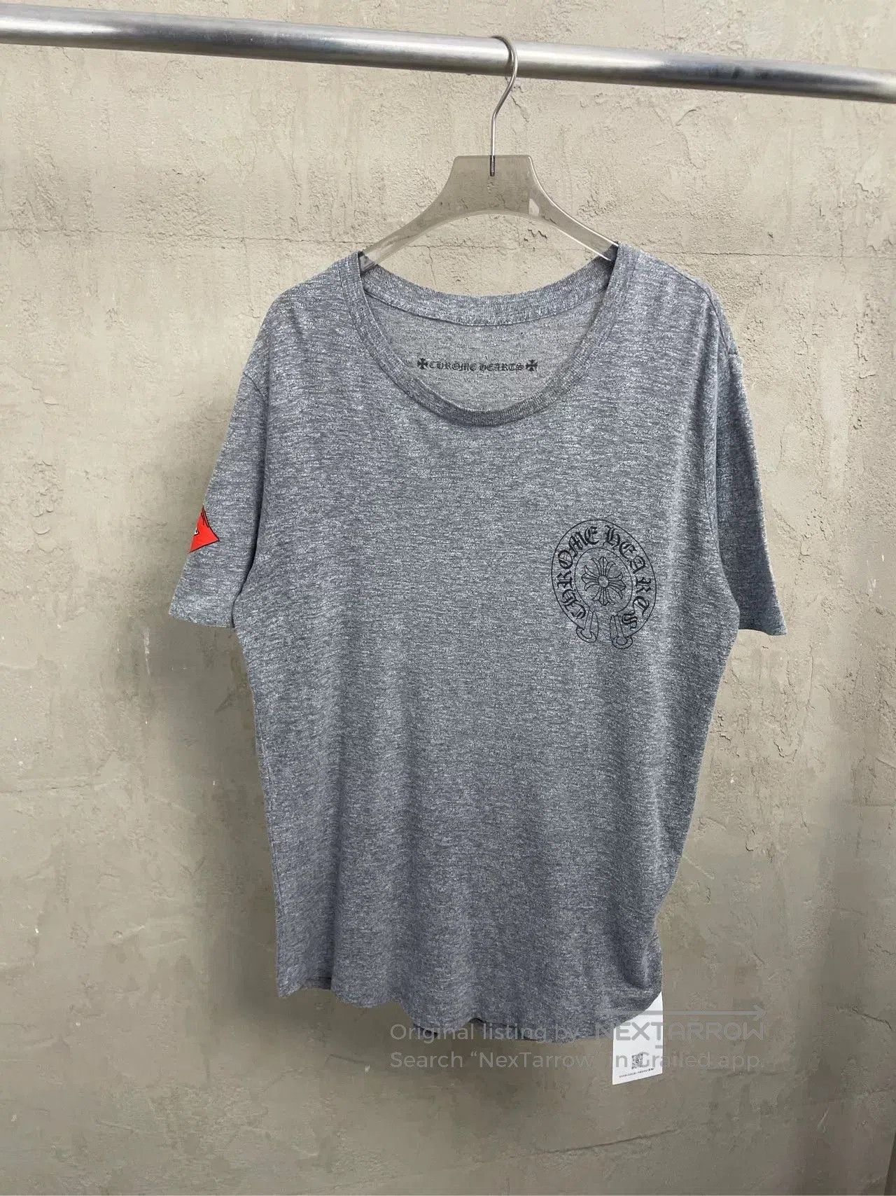 Chrome Hearts gray Matty Boy Graphic Short Sleeve T-shirt. Size US M / EU 48-50 / 2 - 1 Thumbnail