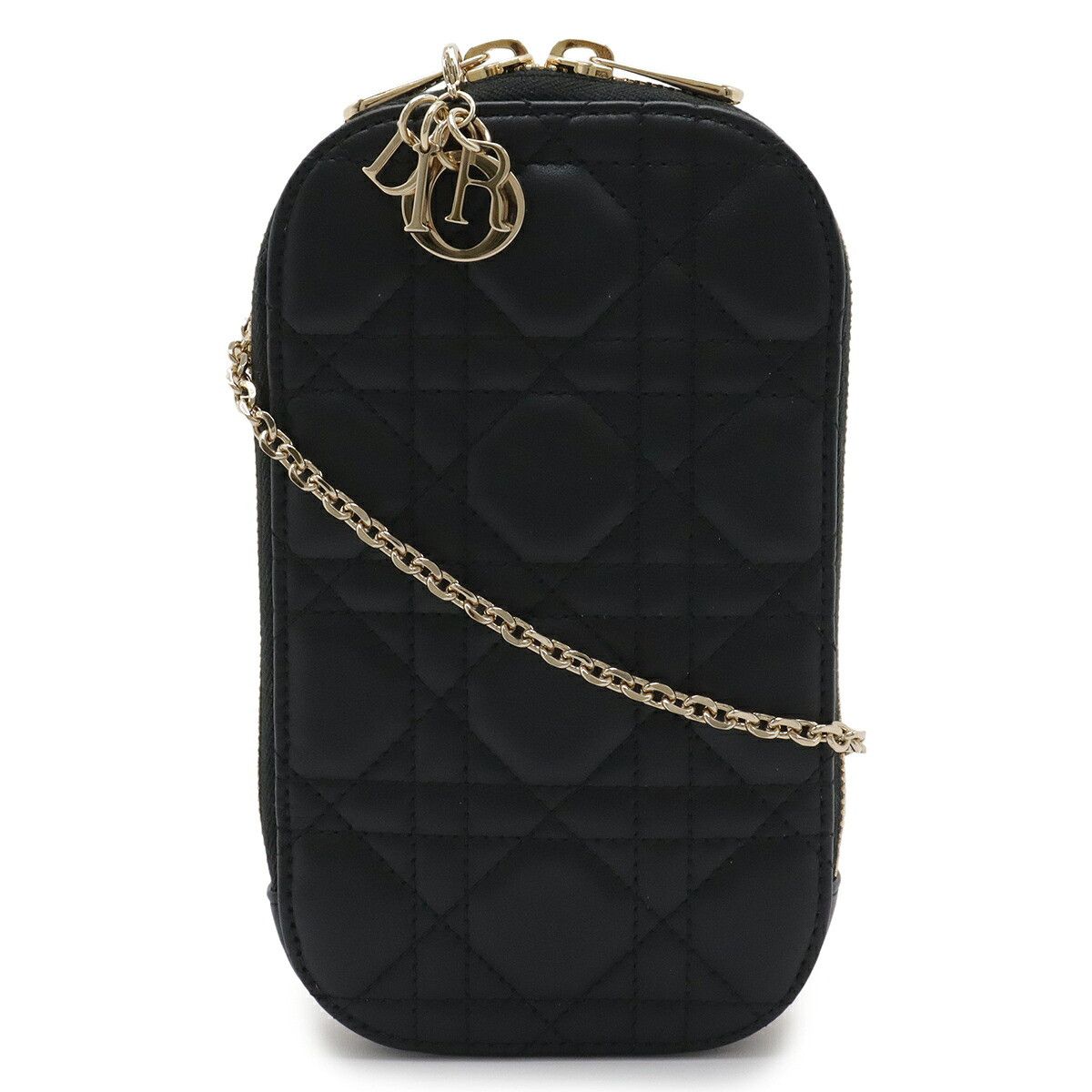 Dior Dior Christian Dior Lady Dior Call'in Dior Leather Phone Holder Leather Phonecase DUTY FREE for USA Size ONE SIZE - 1 Thumbnail
