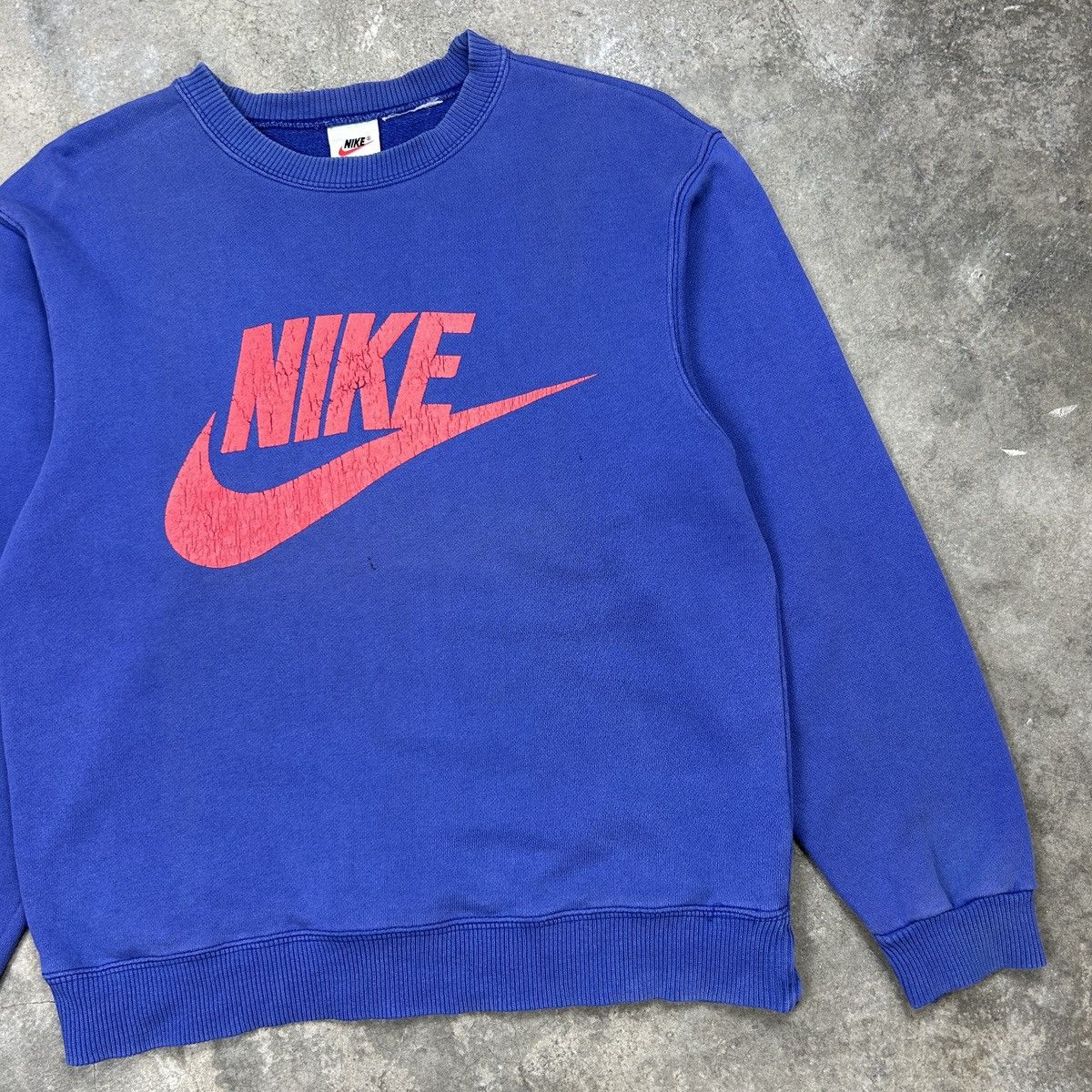 Nike × Vintage 80s 90s Nike Swoosh Sweatshirt Size US M / EU 48-50 / 2 - 3 Thumbnail