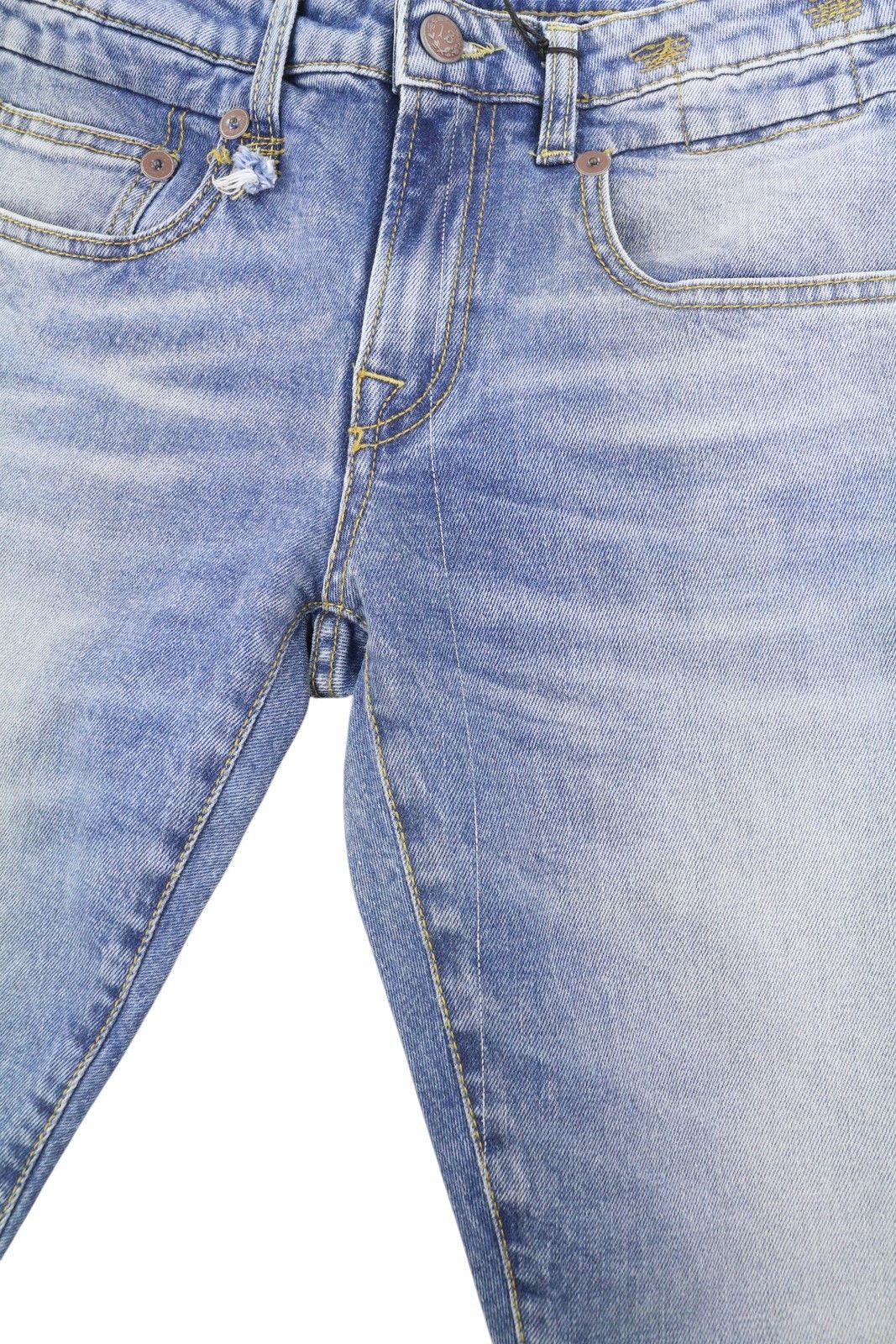 R13 BOY SKINNY 27 Jasper Stretch Cropped Ankle Zip Fly 87168 Size 27" / US 4 / IT 40 - 10 Thumbnail