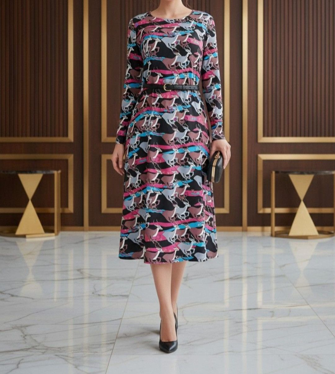 Marc by Marc Jacobs Marc by marc Jacobs silk deer print maxi dress Size S / US 4 / IT 40 - 1 Thumbnail