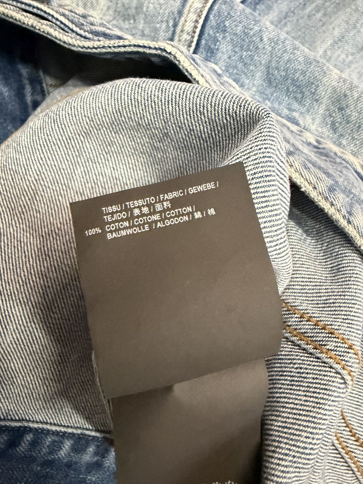 Saint Laurent Paris SAINT LAURENT 16” DENIM JACKET Size US XXL / EU 58 / 5 - 6 Thumbnail