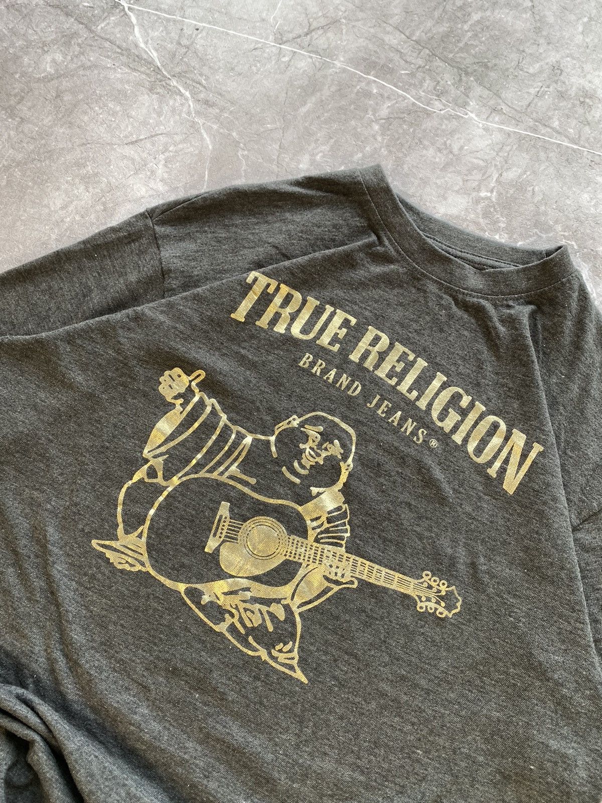 True Religion × Vintage Basic True Religion Brand Jeans Loungewear Big Logo T Shirt Size US L / EU 52-54 / 3 - 3 Thumbnail