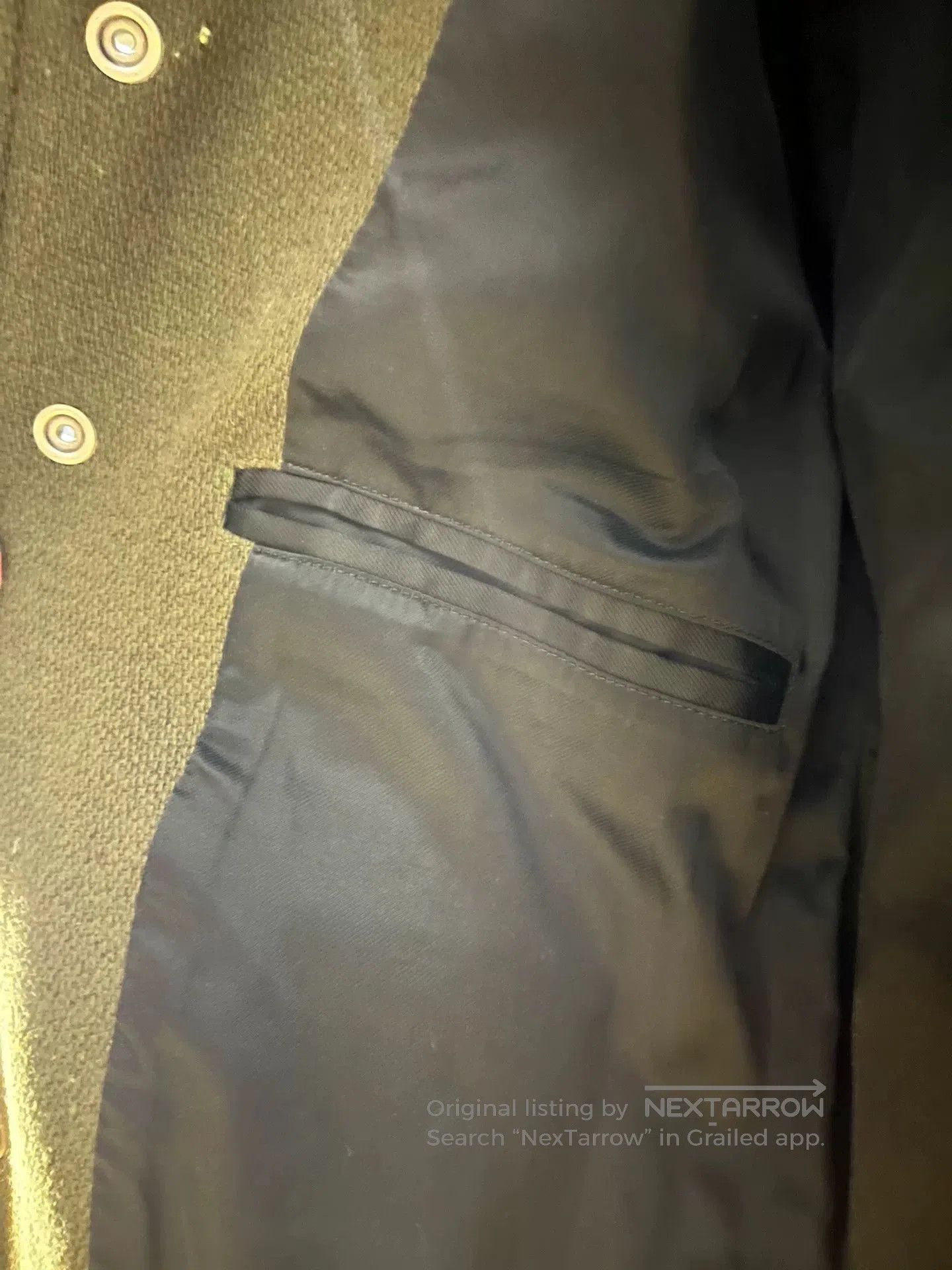 Saint Laurent Paris Saint Laurent Olive Varsity Jacket. Size XXS / US 00 / IT 34 - 5 Thumbnail