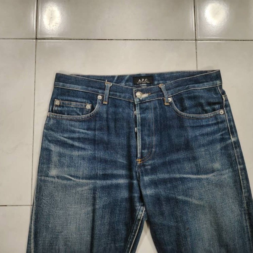 A.P.C. Vintage APC Jeans New Standard Dark Blue Selvedge Size US 31 - 2 Thumbnail