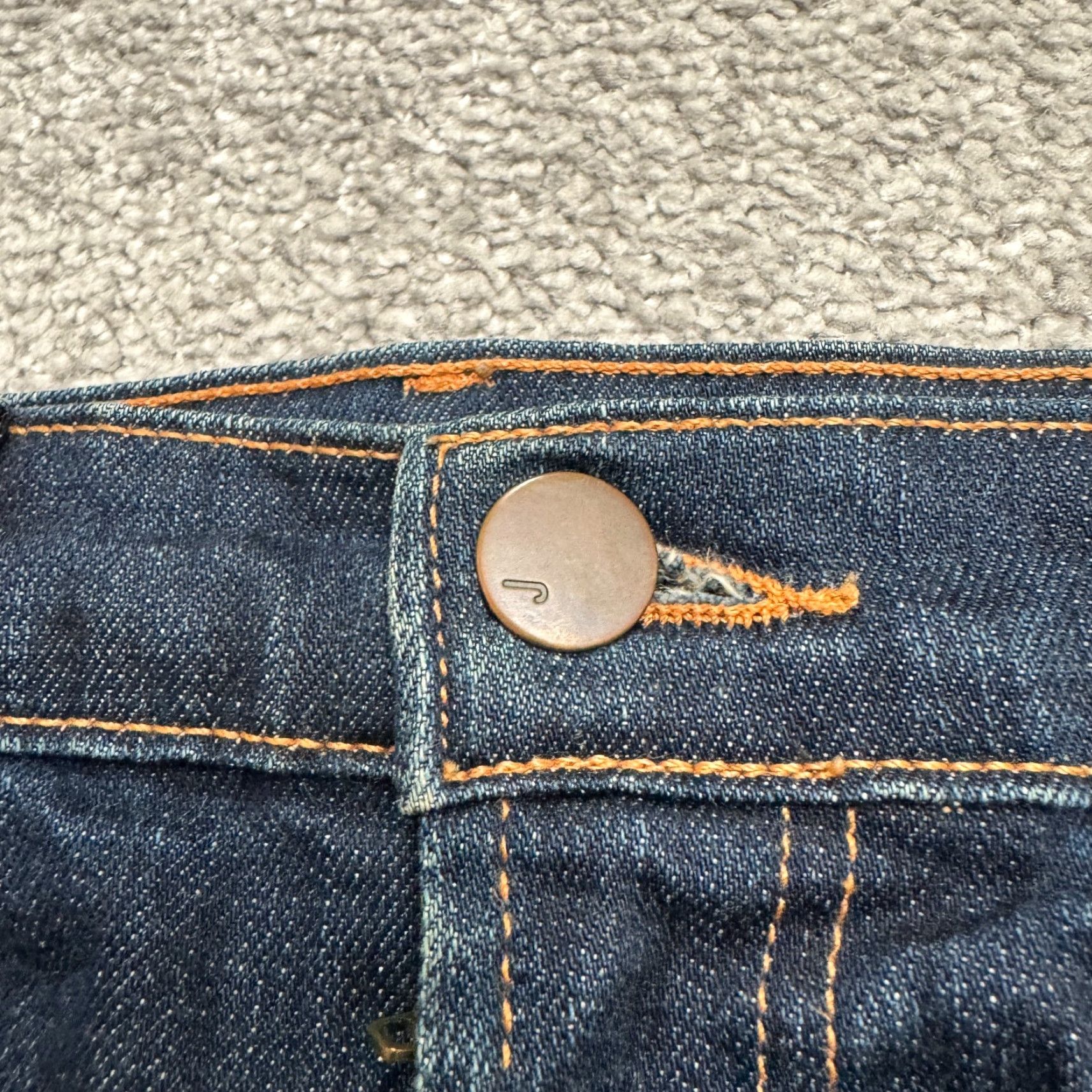 J Brand VINTAGE J Brand Slim Straight Denim Jeans Womens 30 Blue Dark Wash Streetwear 28-inch Girls Size 30" / US 8 / IT 44 - 3 Thumbnail