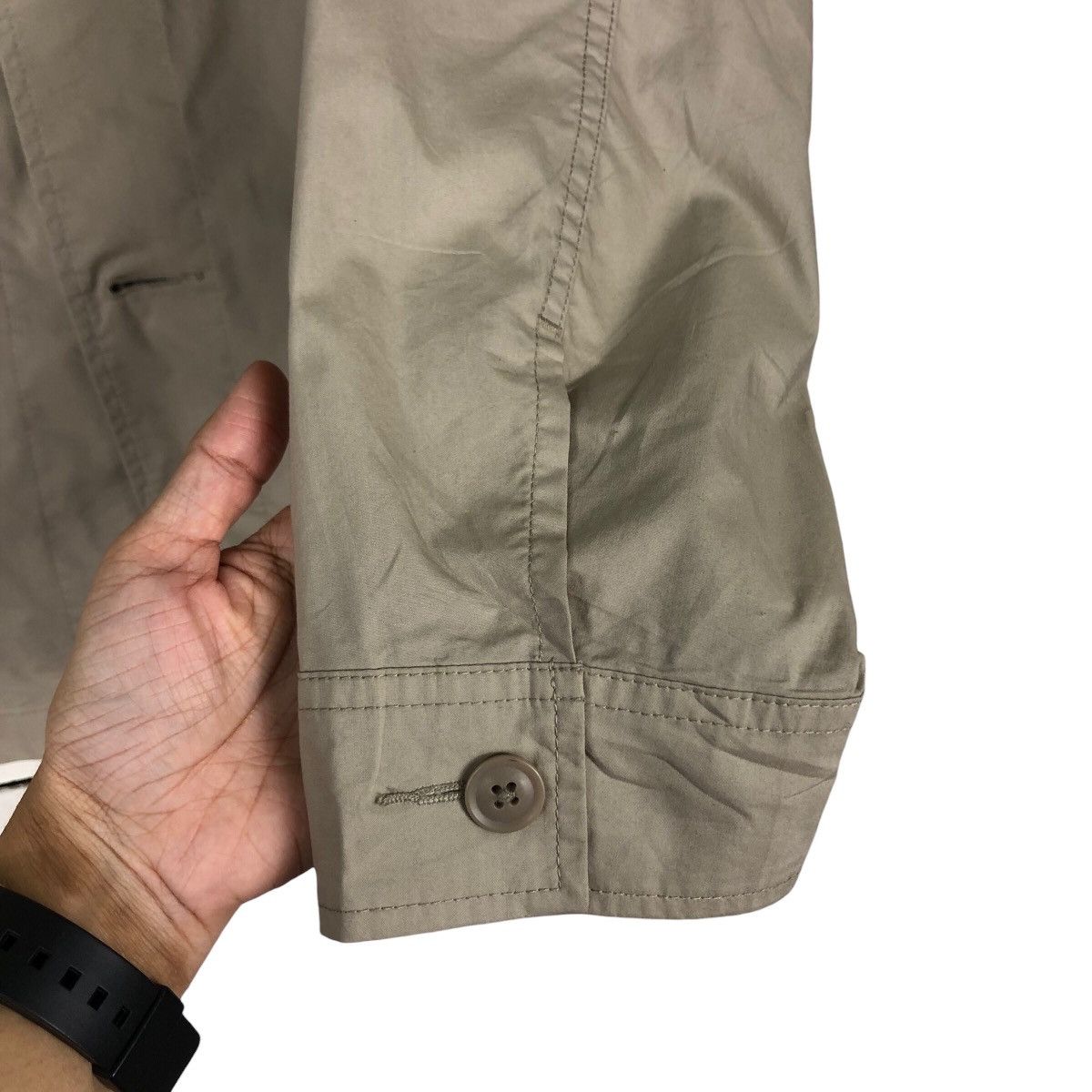 Japanese Brand Vintage Chore Jacket Multi Pocket Cargo Uniqlo Issey Miyake Size US L / EU 52-54 / 3 - 15 Thumbnail