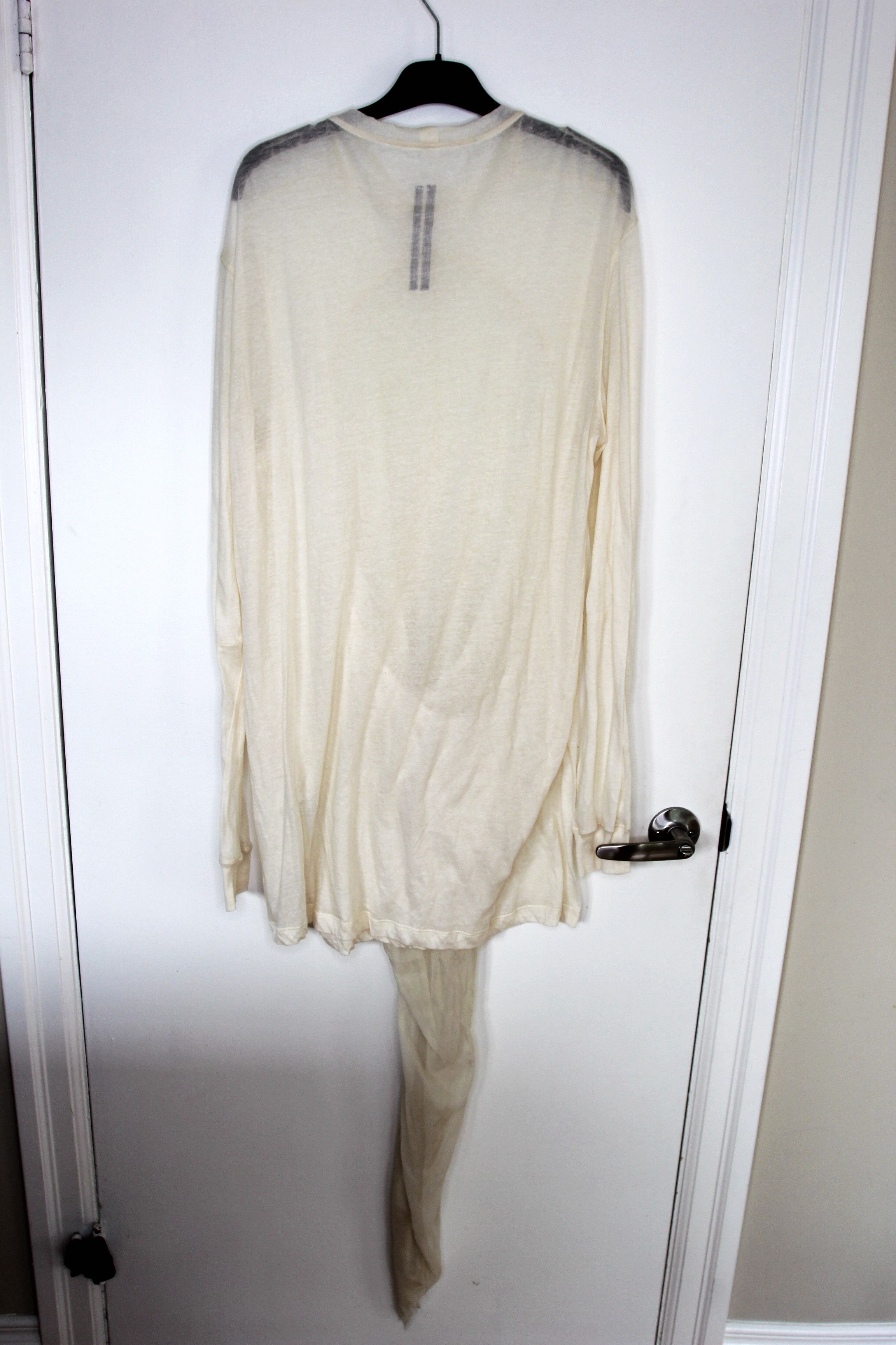Rick Owens BNWT SS25 RICK OWENS "HOLLYWOOD" DRAIN T TSHIRT 40 Size S / US 4 / IT 40 - 3 Thumbnail