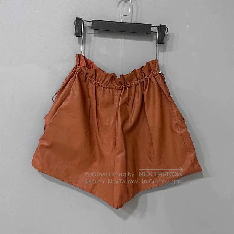 Hermes Hermes Calf Leather Shorts Size 25" / US 0 / IT 36 - 3 Thumbnail