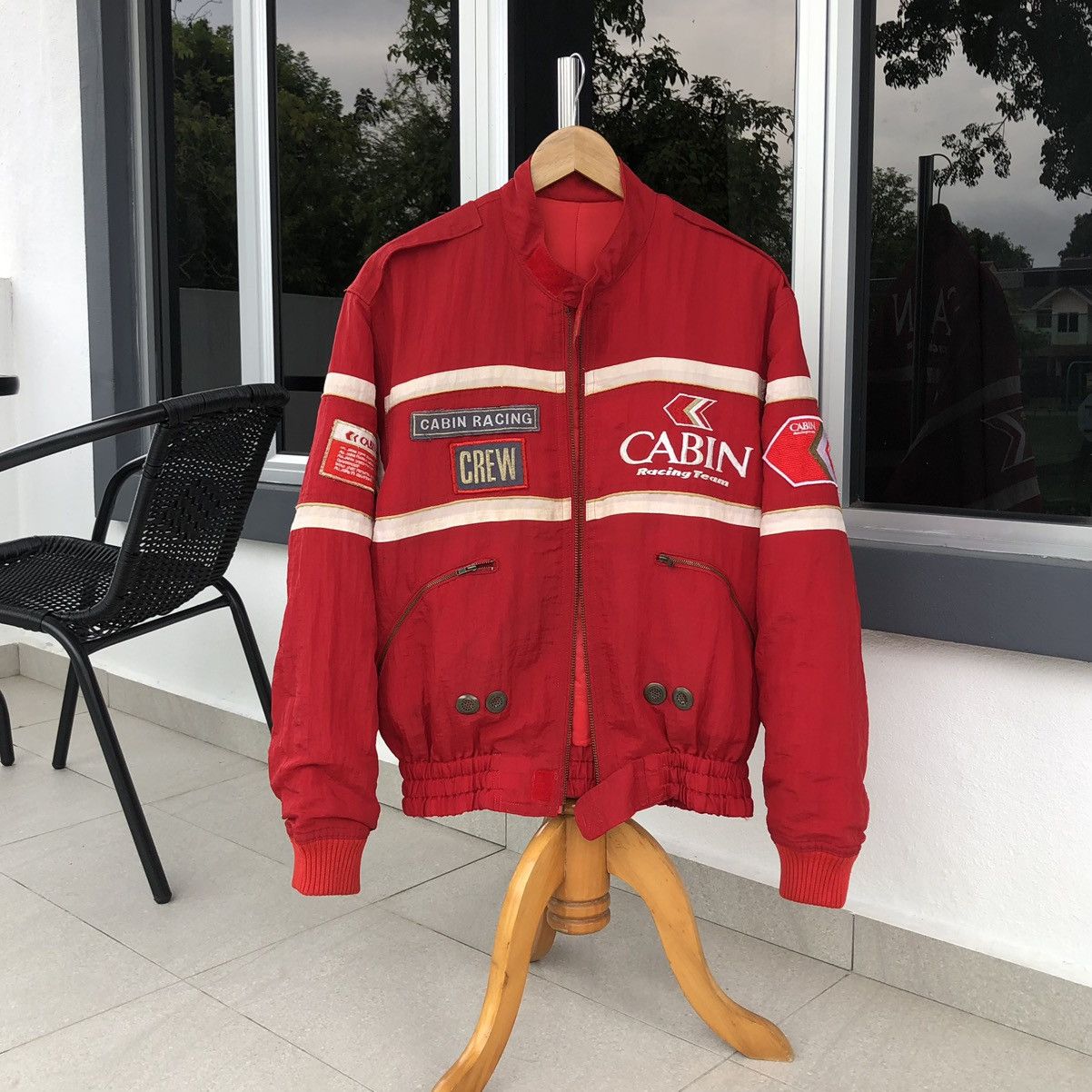Sports Specialties Vintage Cabin Racing Patches Embroidery Logo Bomber Jacket Size US M / EU 48-50 / 2 - 5 Thumbnail