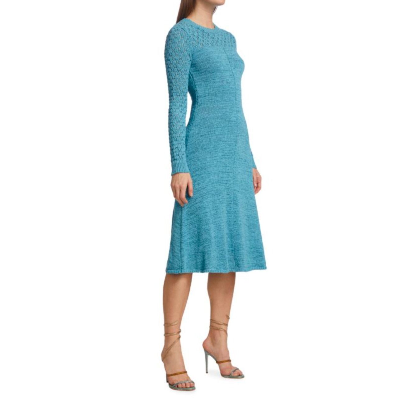 ROTATE Rotate Birger Christensen- Iveta Knit Dress / S-M / Blue Size S / US 4 / IT 40 - 3 Thumbnail