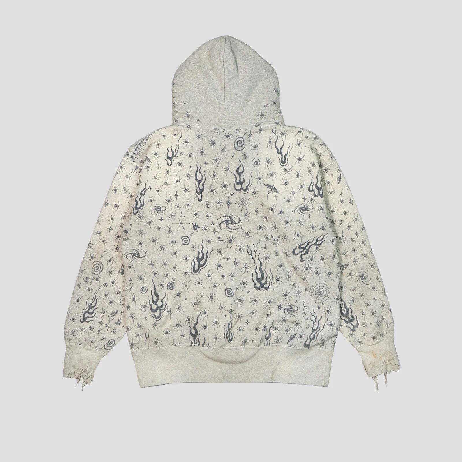 READYMADE × Saint Michael × Vintage Saint Michael Dr. Woo Tattoo All over Print Hoodie Size US XL / EU 56 / 4 - 2 Thumbnail