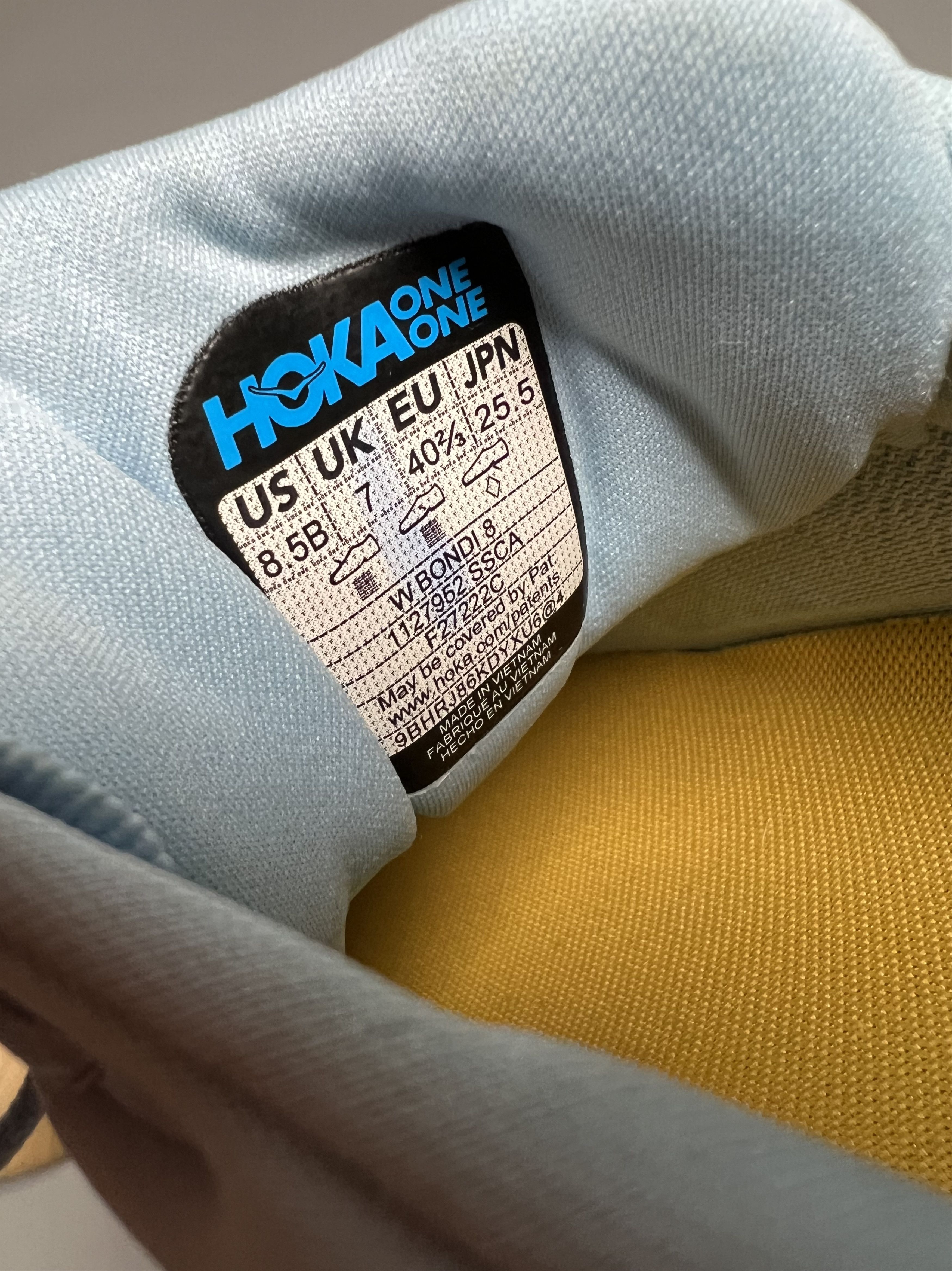Hoka 8.5B Hoka One One Bondi 8 Wide Running Shoes Walking Gym Size US 8.5 / IT 38.5 - 18 Thumbnail