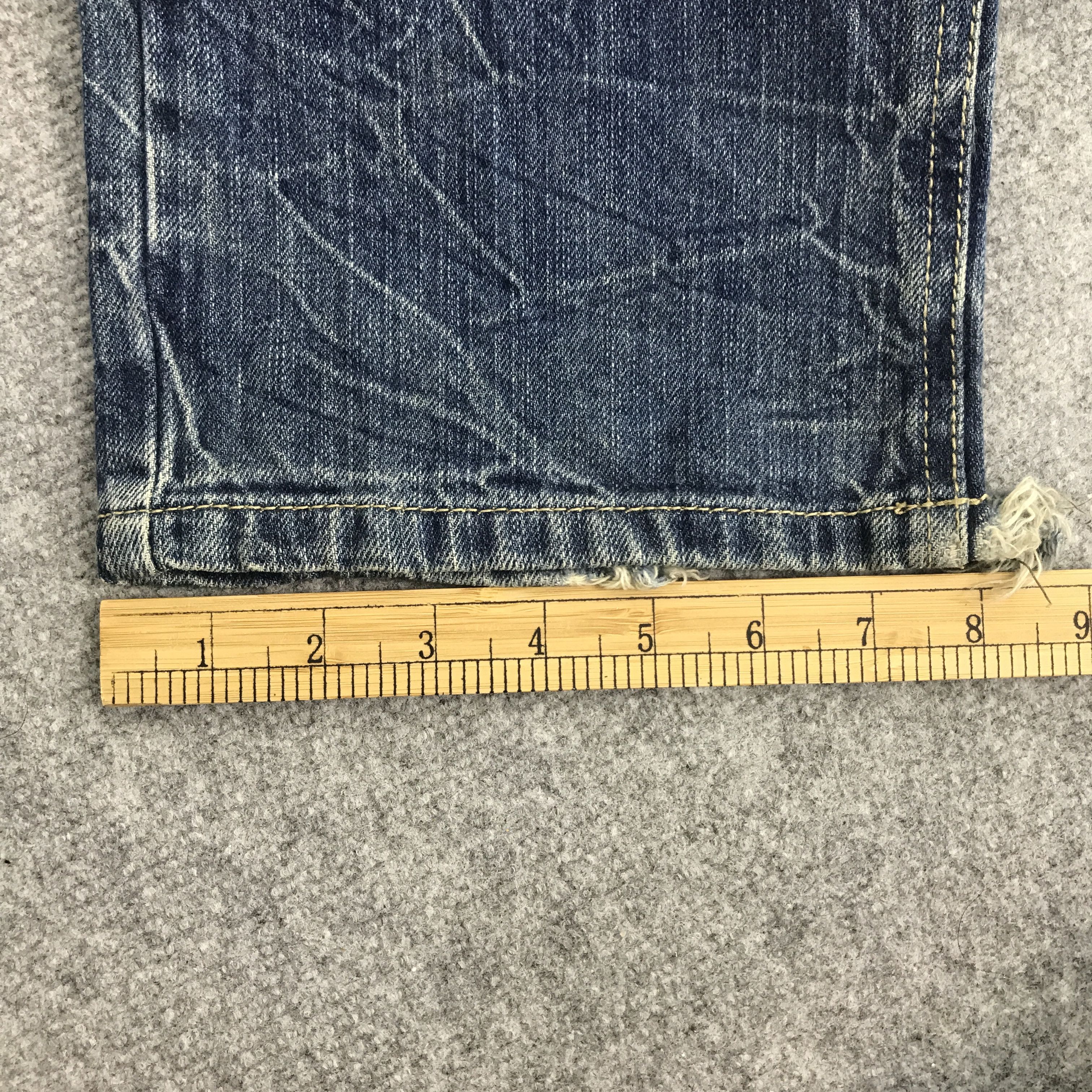 Designer × Japanese Brand Rare Double waist japanese brand distressed denim Size US 32 / EU 48 - 11 Thumbnail
