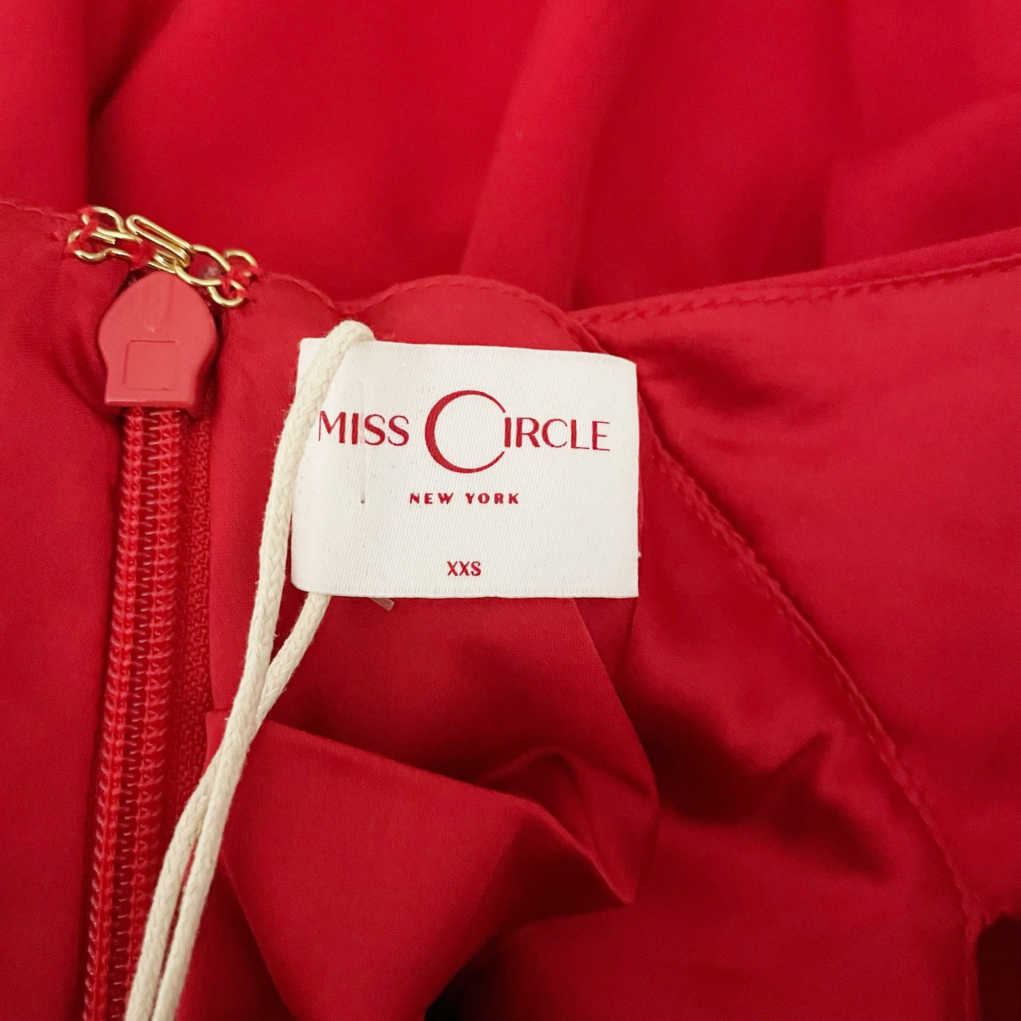 Other NEW Miss Circle Cait Red Off Shoulder Drop Size XXS / US 00 / IT 34 - 2 Thumbnail
