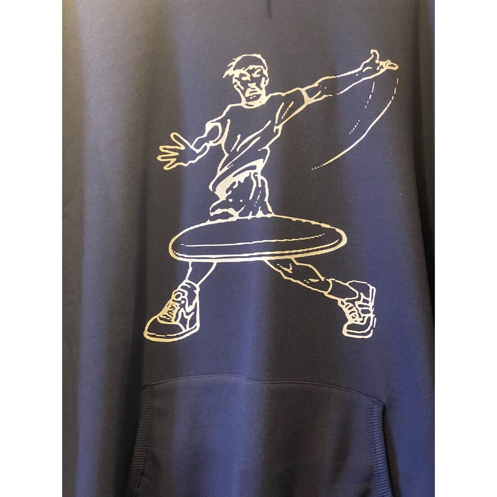 The Unbranded Brand Disc Golf Men's 2XL DISC THROWER Hoodie Sweatshirt Navy Size US XXL / EU 58 / 5 - 7 Thumbnail