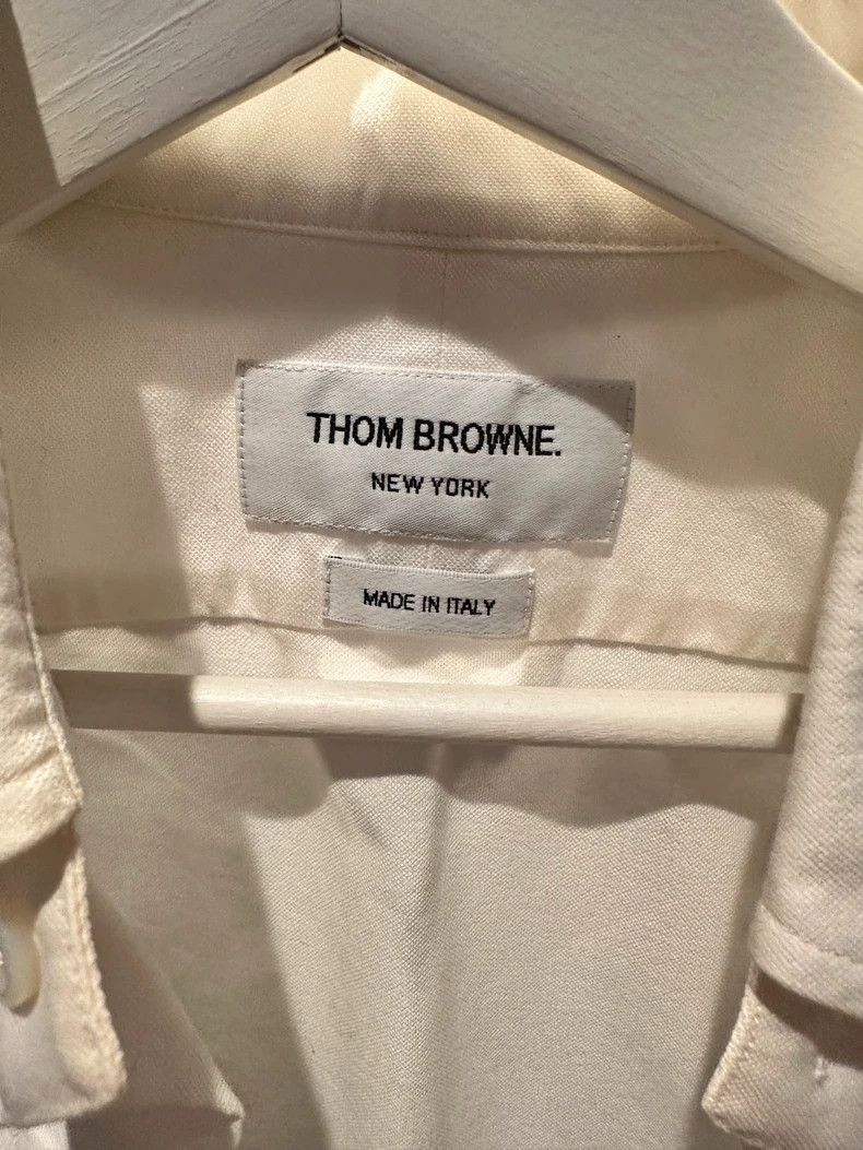 Thom Browne Thom Browne White shirt Size US M / EU 48-50 / 2 - 3 Thumbnail